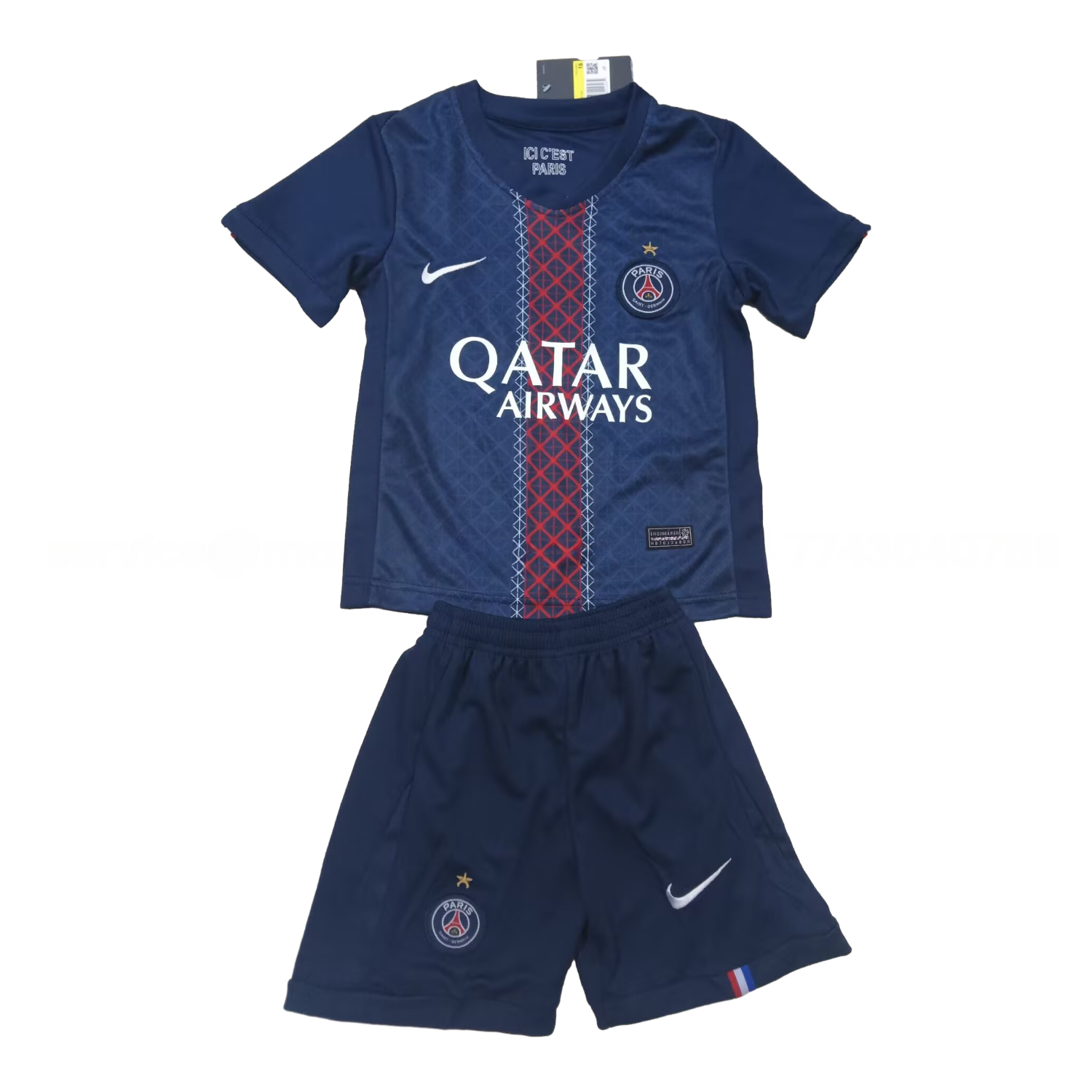 Paris Saint-Germain PSG 25-26 Champions League Commemorative Edition Kids Kit - UnitedFutballJersey