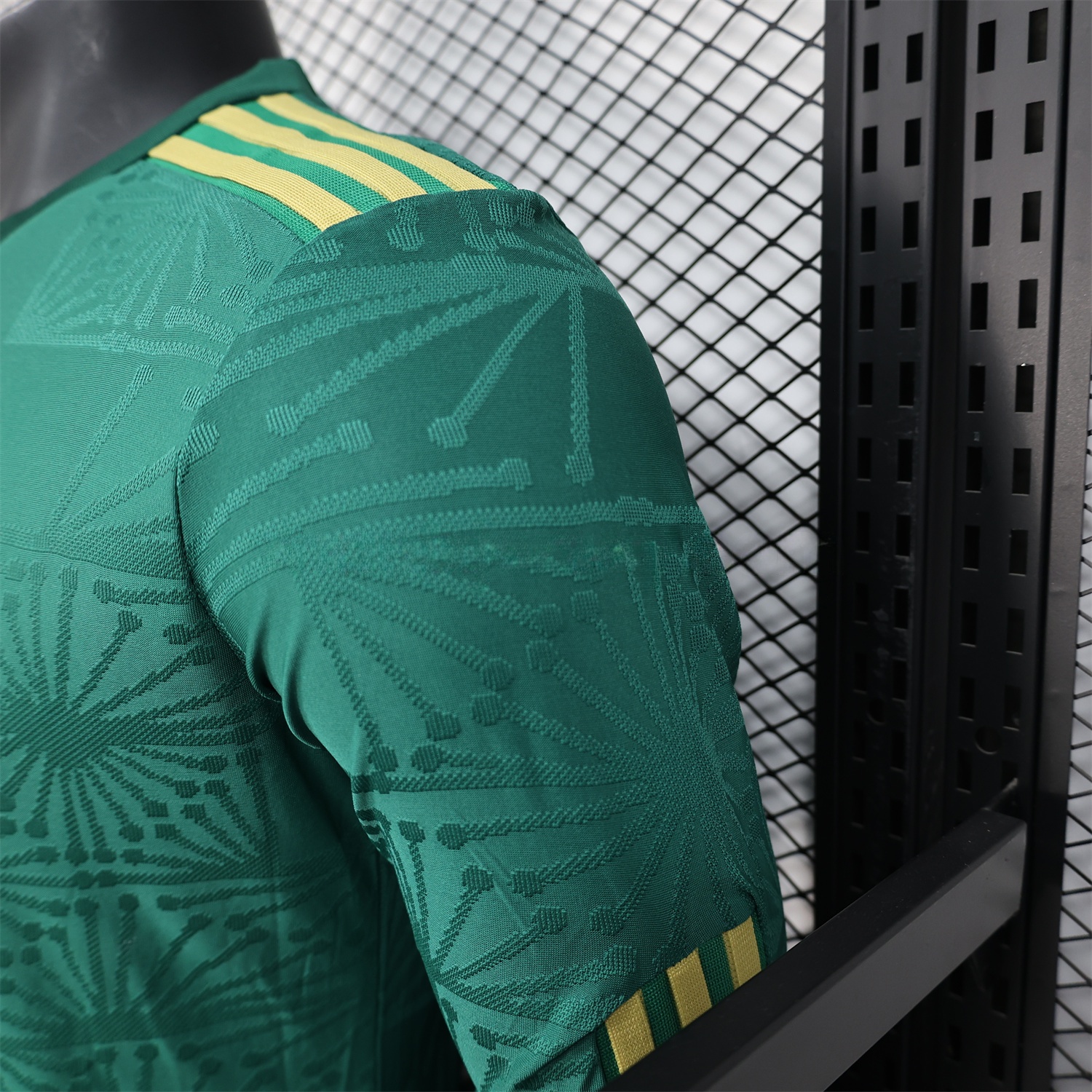 Mexico 2025 Gold Cup Green Long Sleeves Jersey - Player Version - UnitedFutballJersey