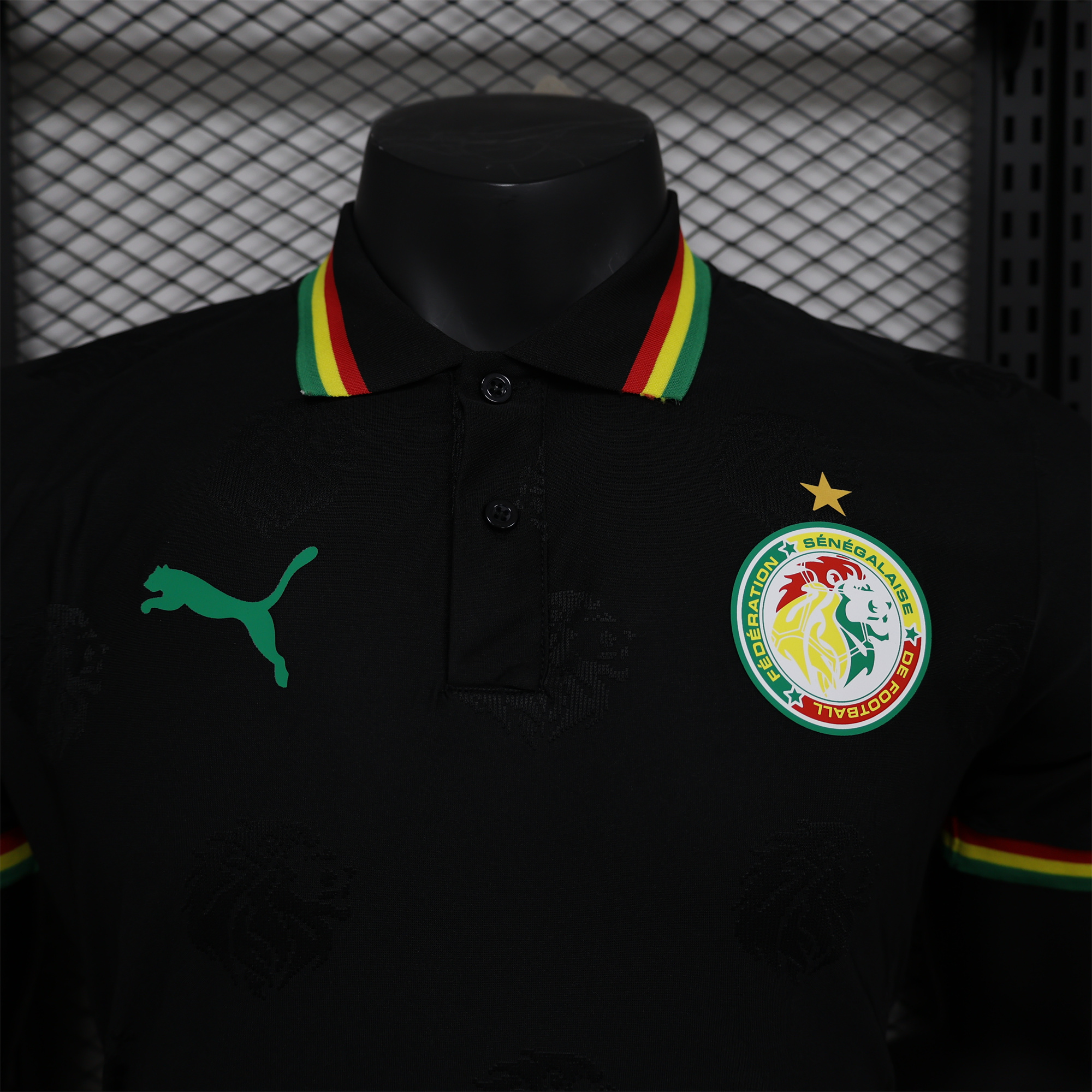Senegal 2024 Black Special Edition Jersey - Player Version - UnitedFutballJersey