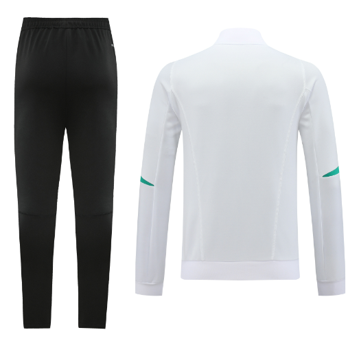 Manchester United 23-24 Jacket Training Tracksuit - White - UnitedFutballJersey