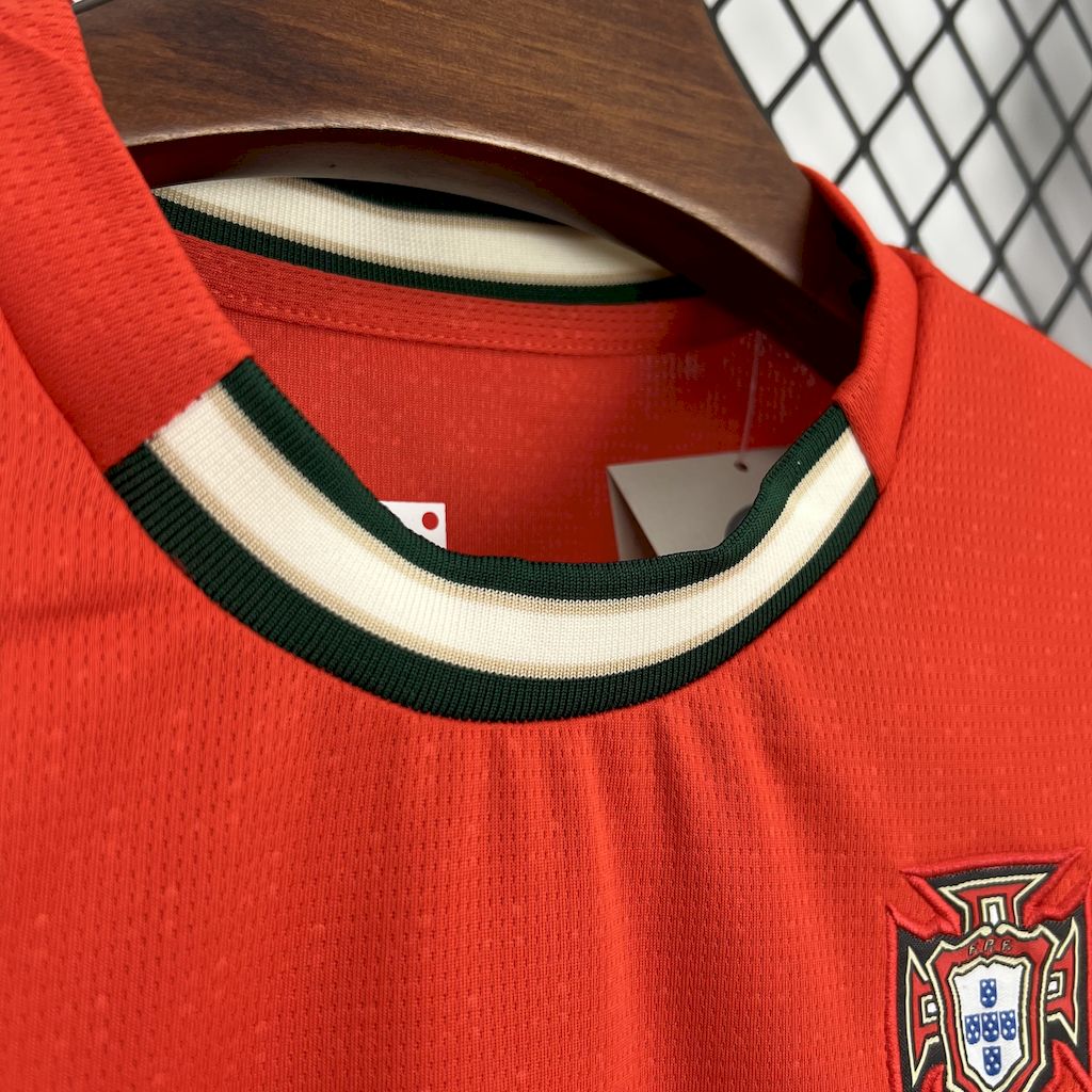 Portugal 2025-26 Home Kids Kit - UnitedFutballJersey
