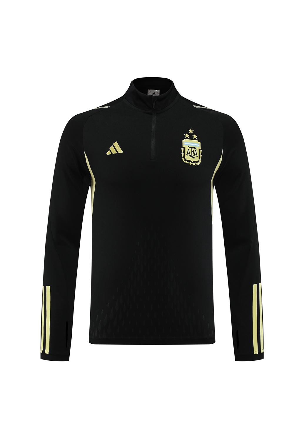 Argentina 23-24 Long Sleeve Training Set - Black - UnitedFutballJersey
