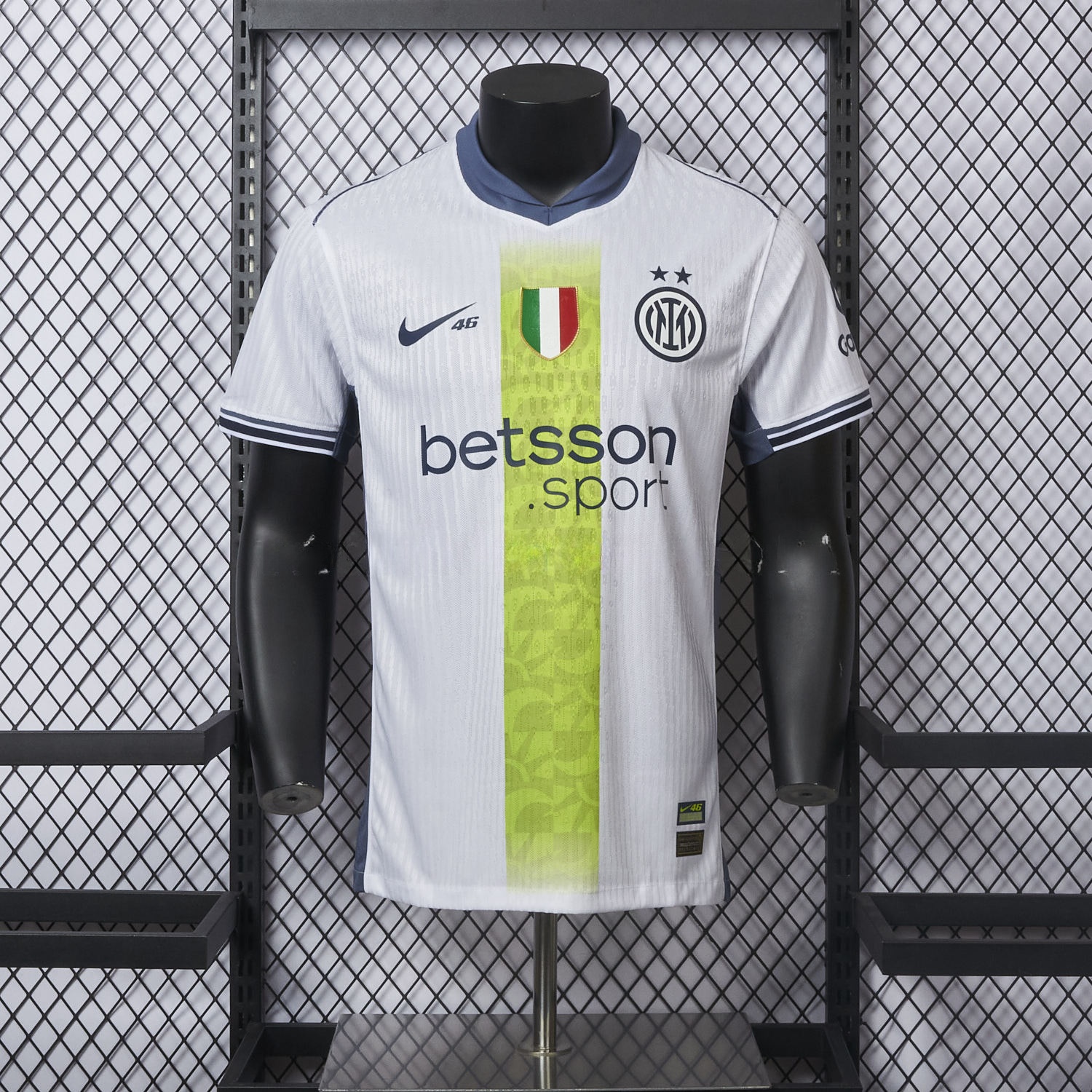 Inter Milan 24-25 Valentino Rossi Special Edition Away Jersey - Player Version - UnitedFutballJersey