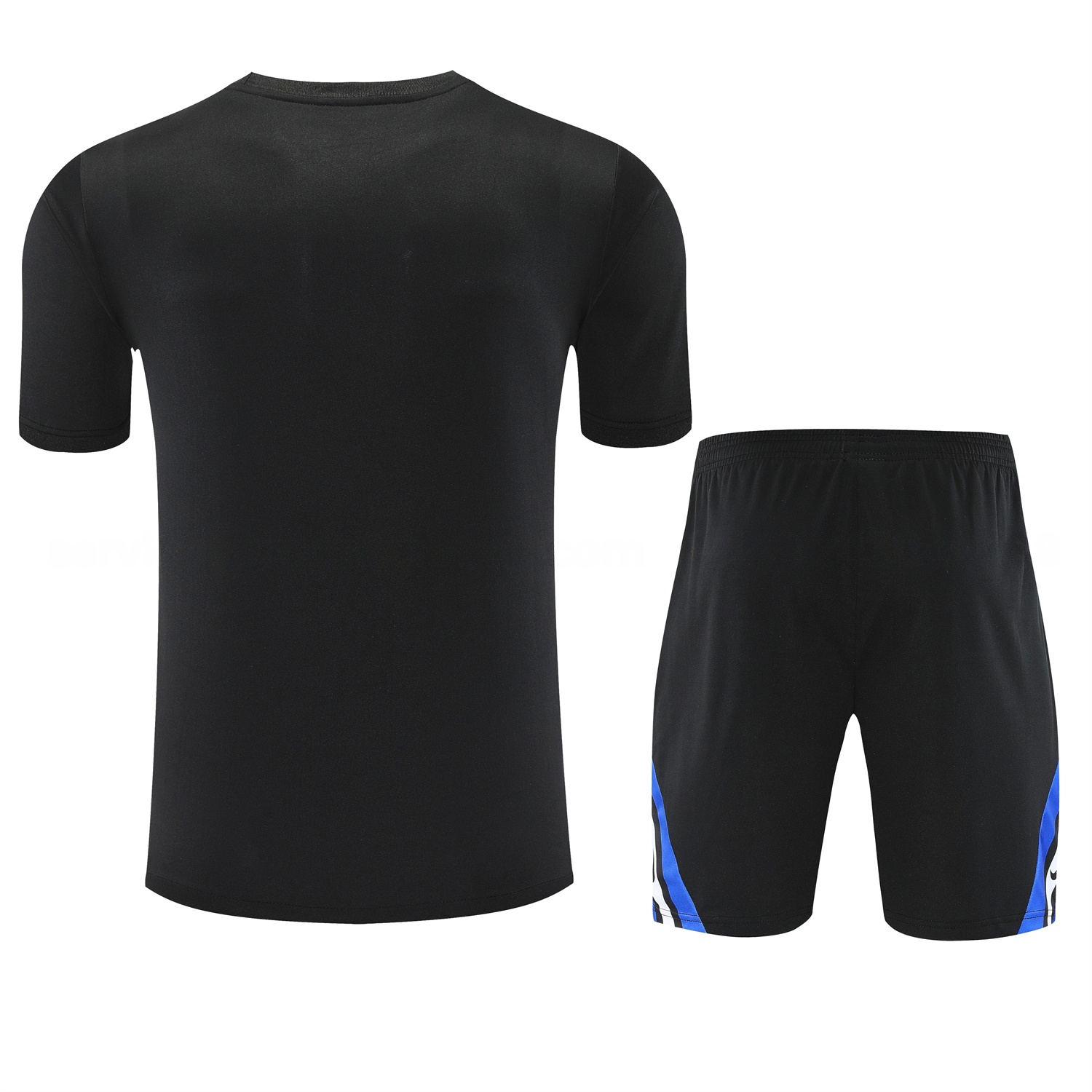 Inter Milan 25-26 Short-Sleeve Training Set - Black Top & Black Shorts - UnitedFutballJersey