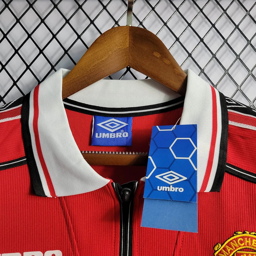 Manchester United Retro 98-99 Home Long Sleeve Jersey - UnitedFutballJersey
