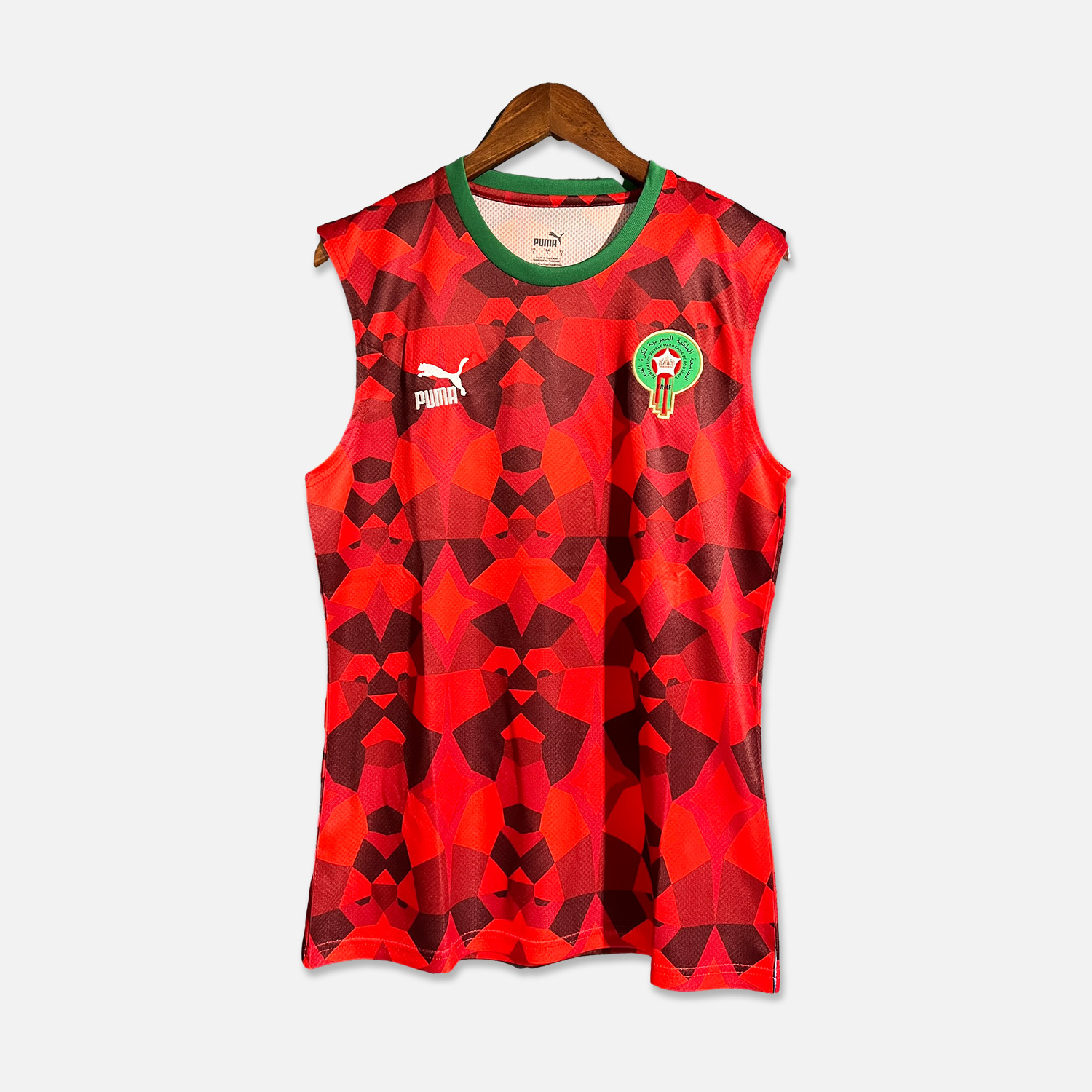 Morocco 23-24 Training Vest - Red - UnitedFutballJersey