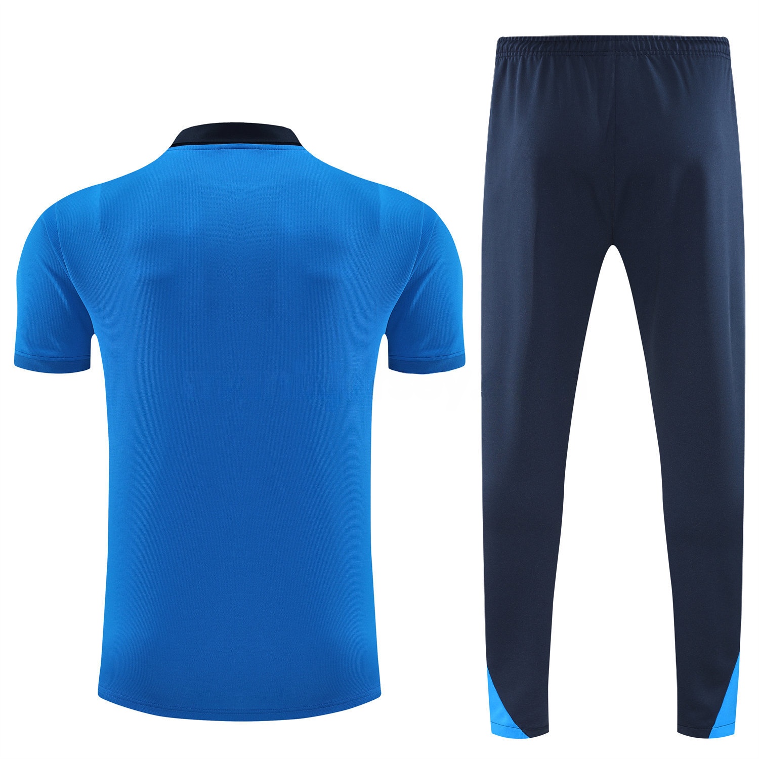 C.H.E.L.S.E.A 25-26 POLO Short-Sleeve Training Set - Blue Top and Deep Blue Pants - UnitedFutballJersey