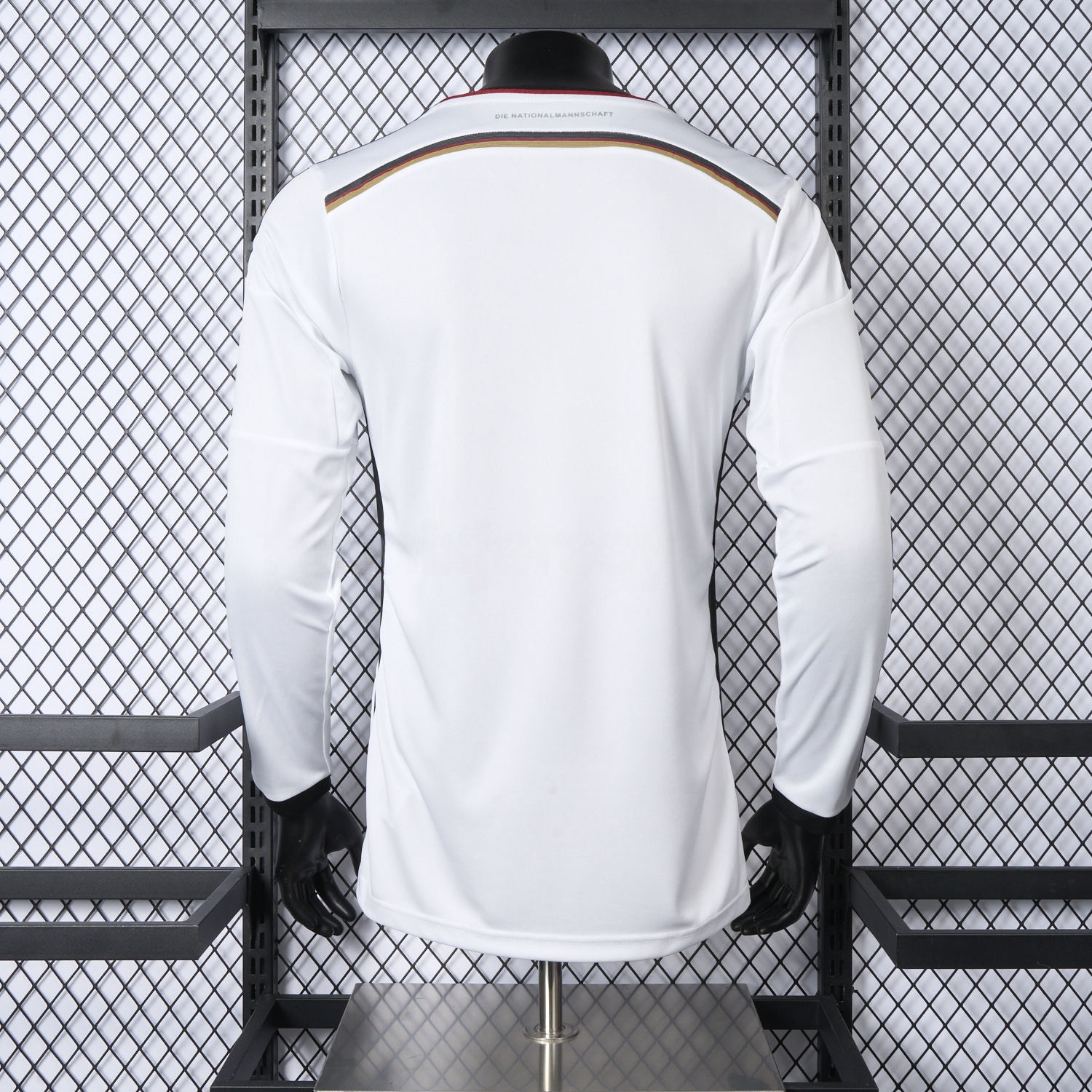 Retro Germany 2014 Home Long Sleeves Jersey - Player Version - UnitedFutballJersey