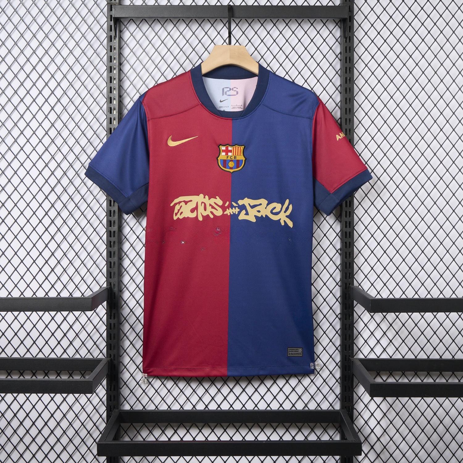 Barcelona x Travis Scott 24-25 Home Jersey - Fans Version - UnitedFutballJersey