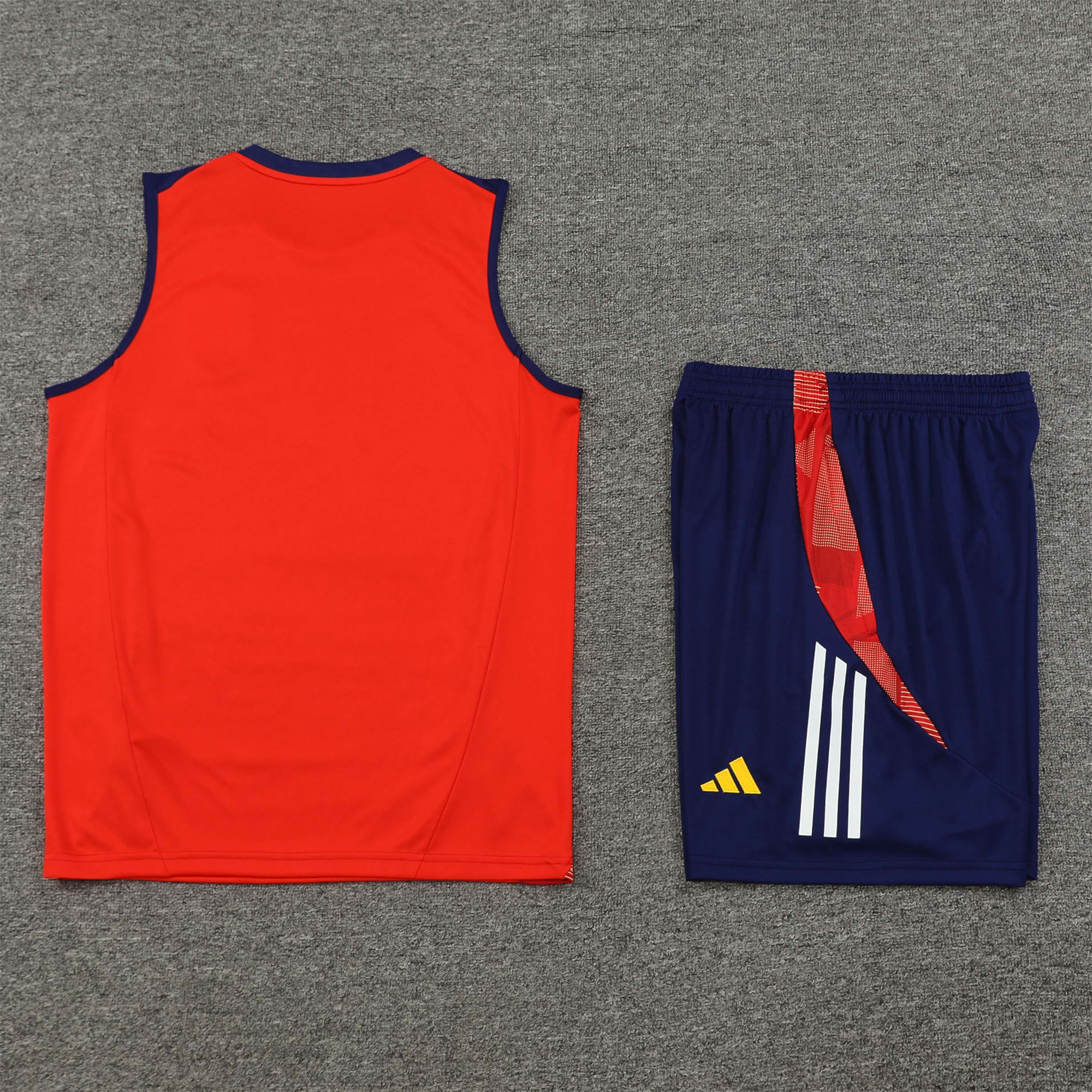 Spain 24-25 Vest Training Set - Red - UnitedFutballJersey