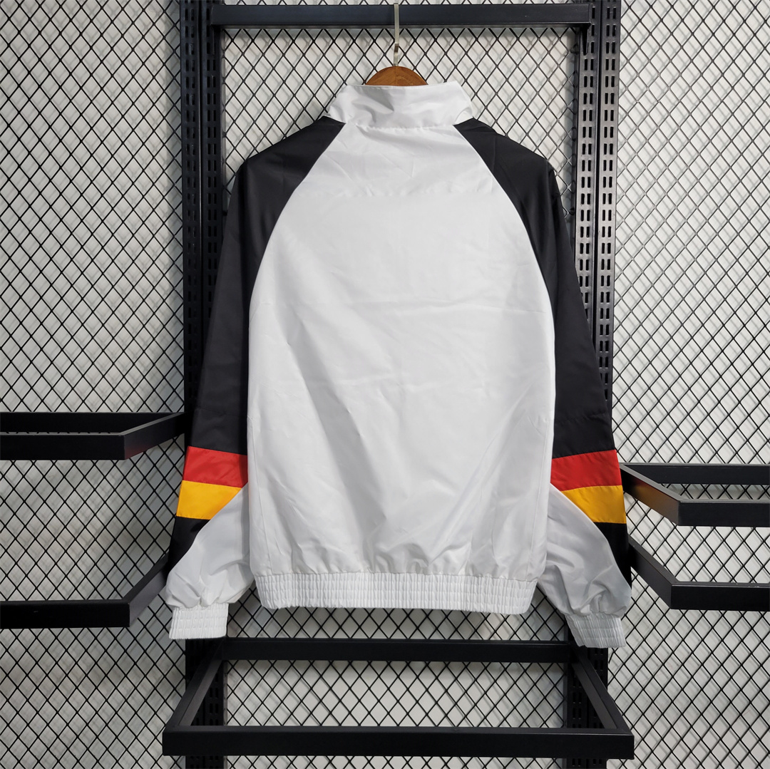Germany 23-24 Mens White Player Windbreaker - UnitedFutballJersey