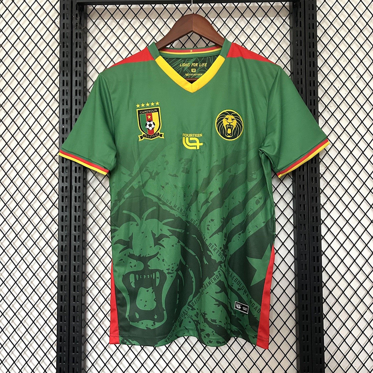 Cameroon 25-26 Home Jersey - Fans Version - UnitedFutballJersey