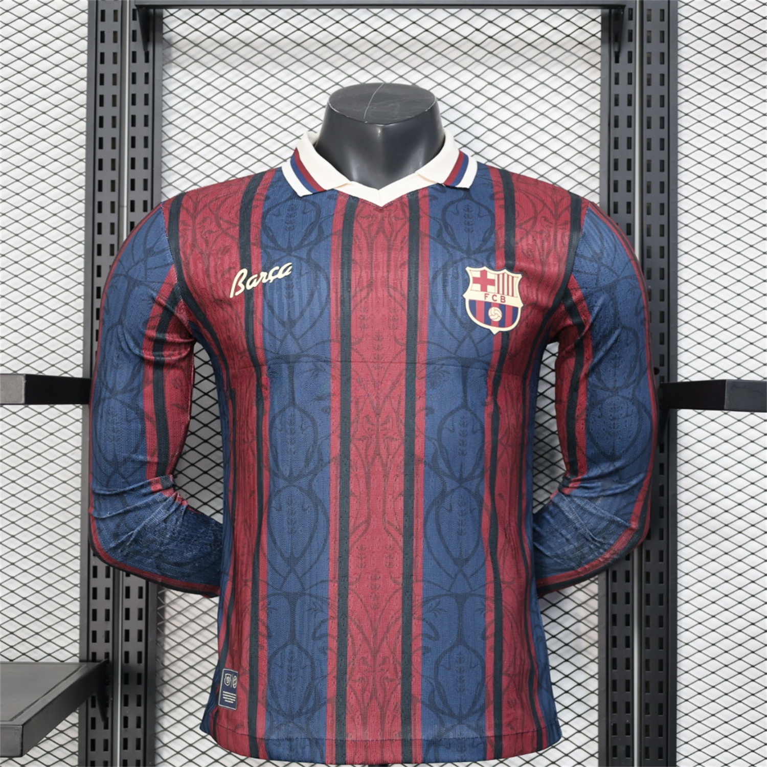 B.A.R.S.A 25-26 125th Anniversary Throwback Long Sleeves Jersey - Player Version - UnitedFutballJersey