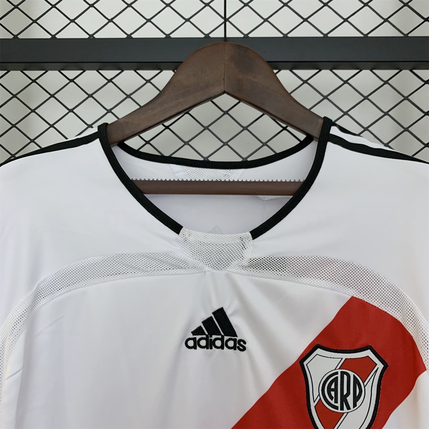 Retro River Plate 2006-07 Home Long Sleeves Jersey - UnitedFutballJersey