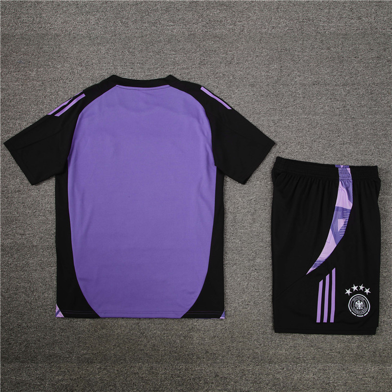 Germany 2024 Short-Sleeve Training Set - Purple - UnitedFutballJersey