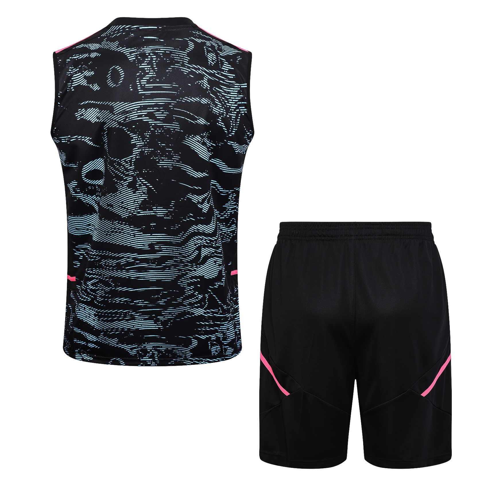 Arsenal 23-24 New Black Training Vest Suit - UnitedFutballJersey