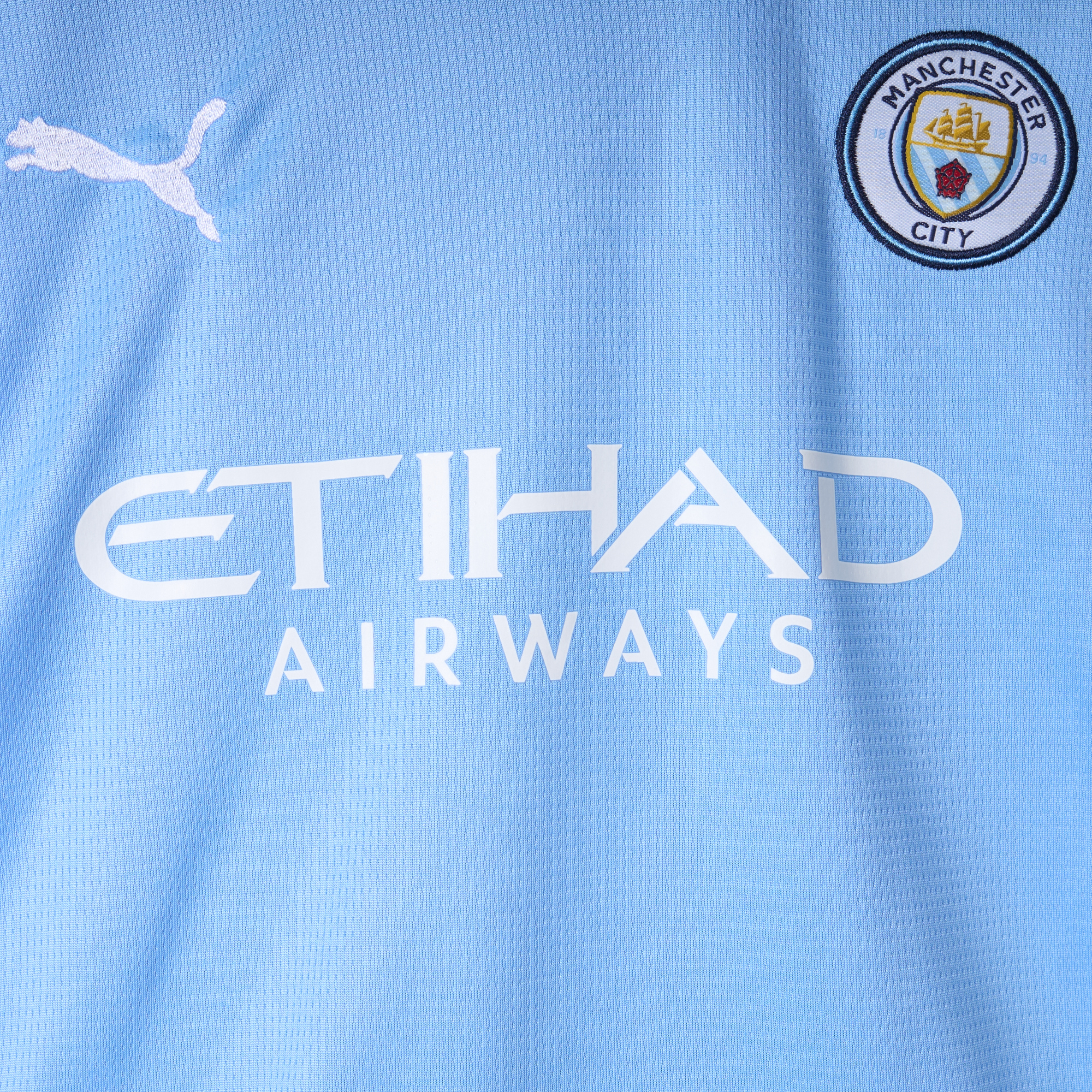 Manchester City 24-25 Home Long Sleeve Kids Kit - UnitedFutballJersey