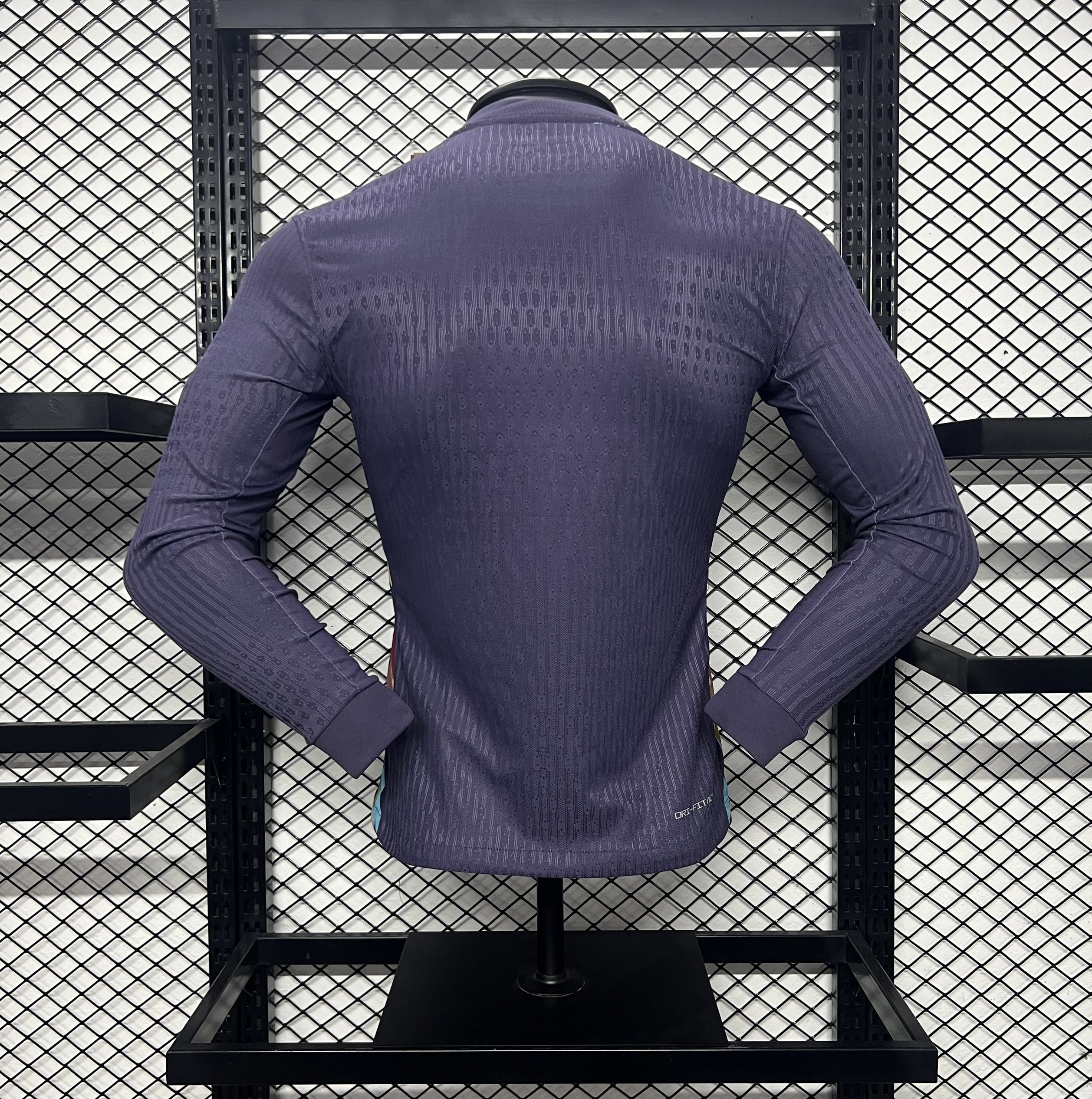 England 2024 Away Long Sleeve Jersey - Player Version - UnitedFutballJersey