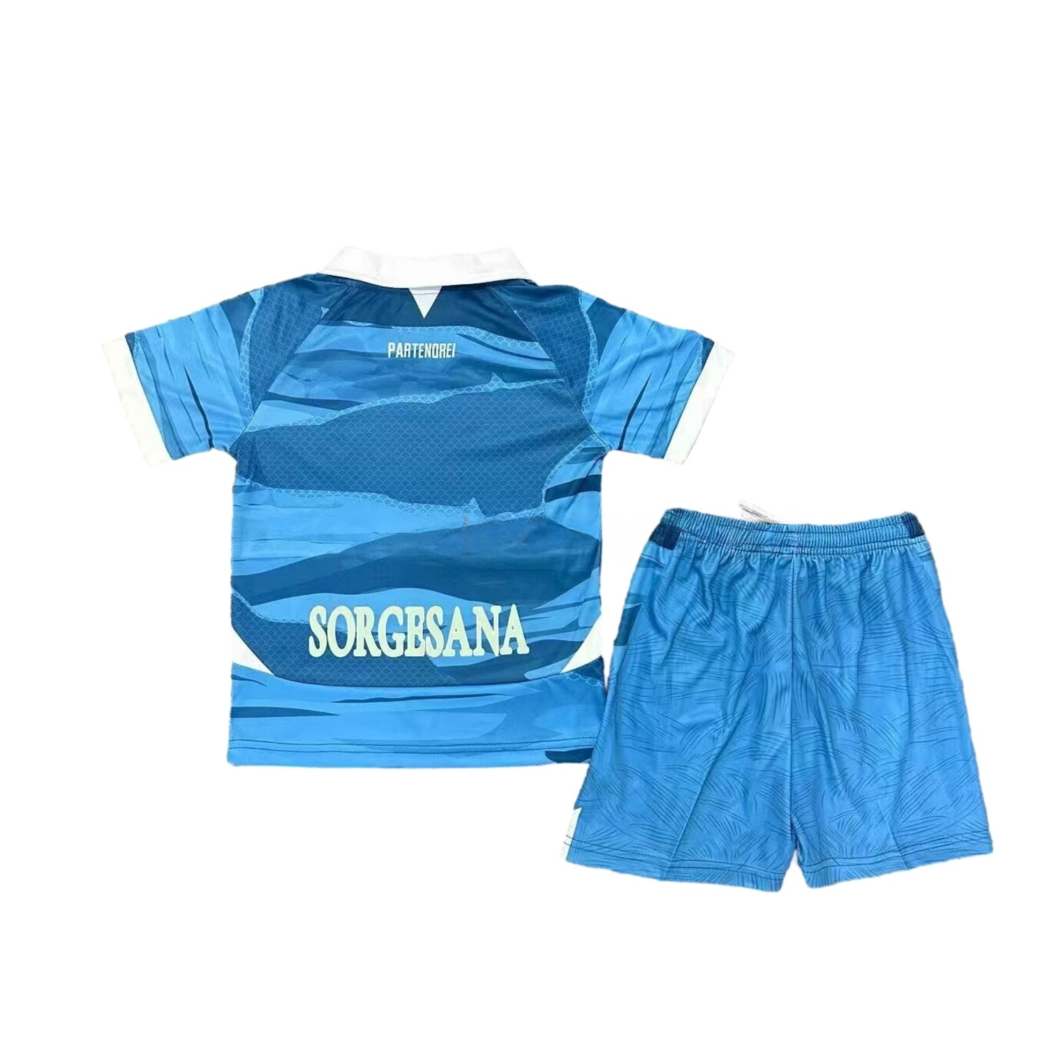 Napoli 24-25 Partenope Special Edition Kids Kit - UnitedFutballJersey