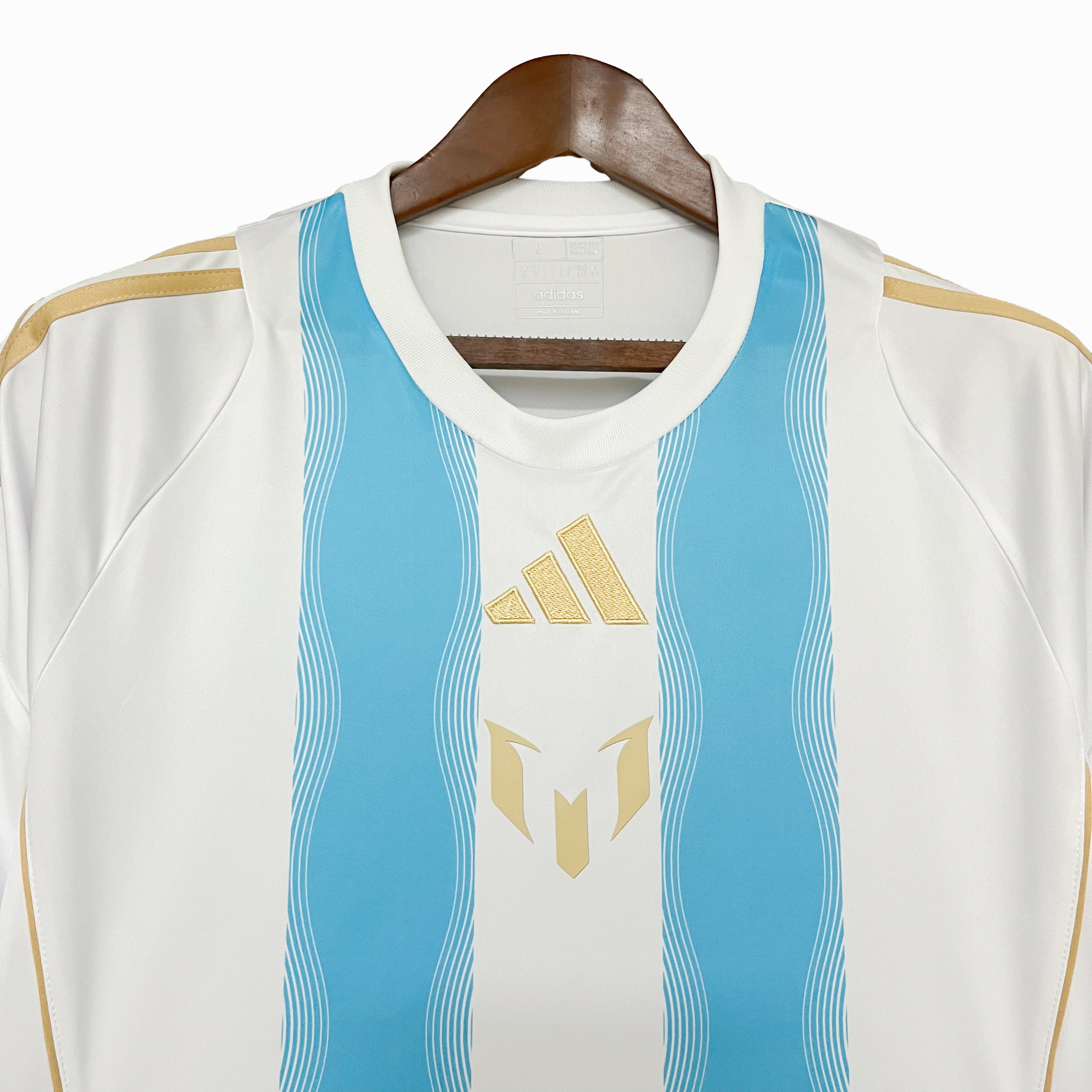 Argentina M-E-.S-S-I 2024 White Training Jersey - Fans Version - UnitedFutballJersey