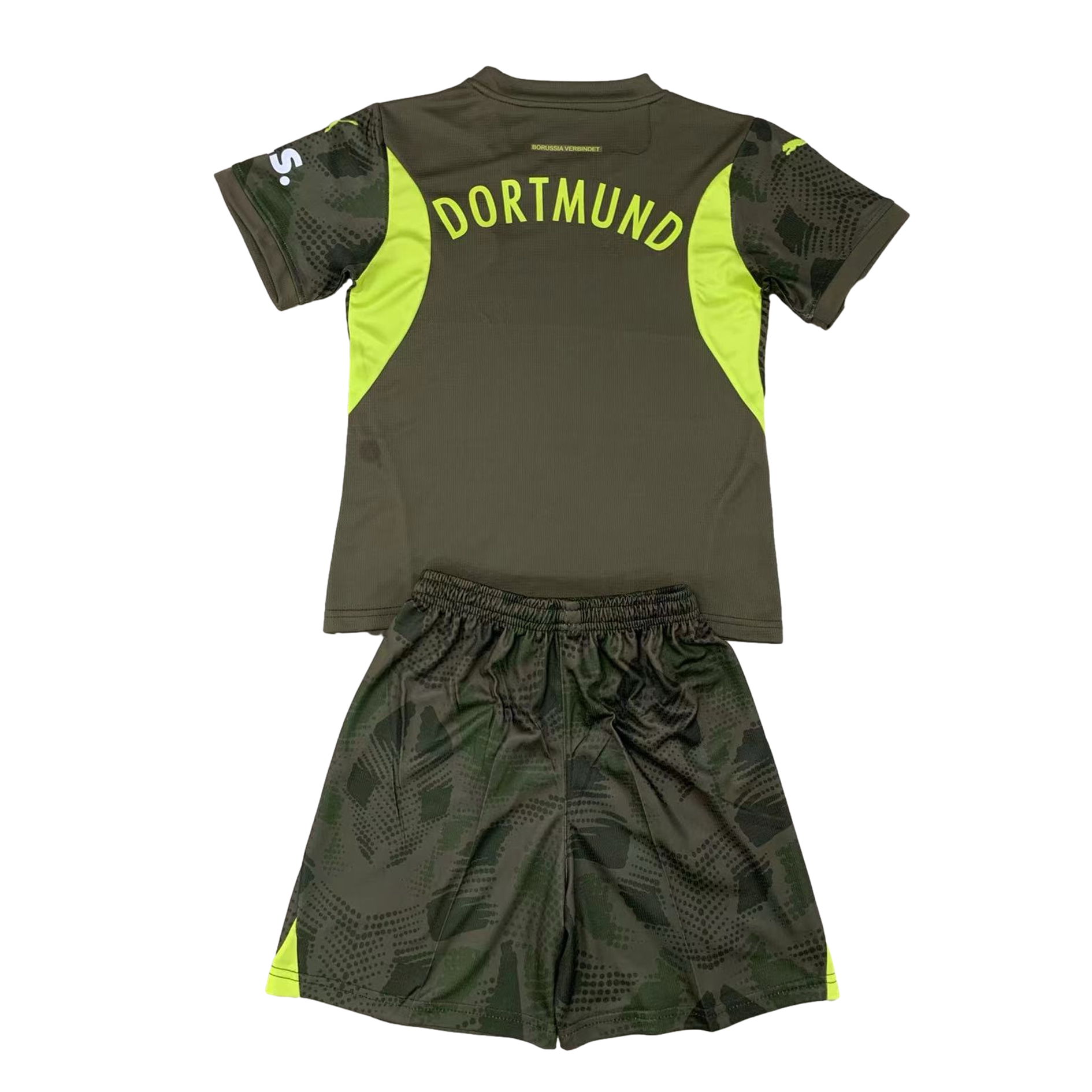 Dortmund 24-25 Goalkeeper Kids Kit - Green - UnitedFutballJersey