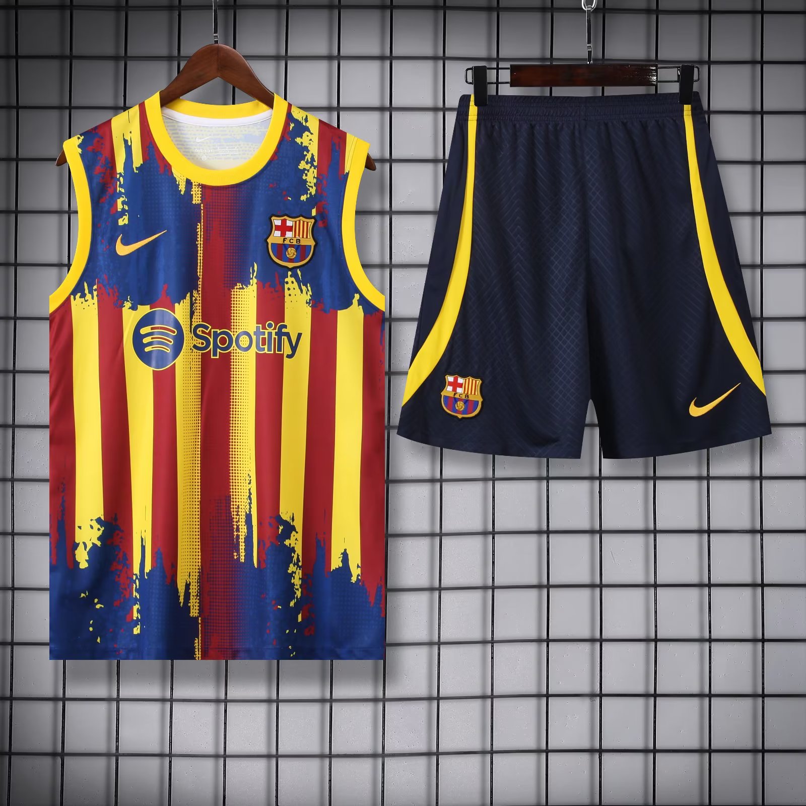 23-24 B.A.R.S.A Player Training Vest Set ( Vest + Shorts) - UnitedFutballJersey