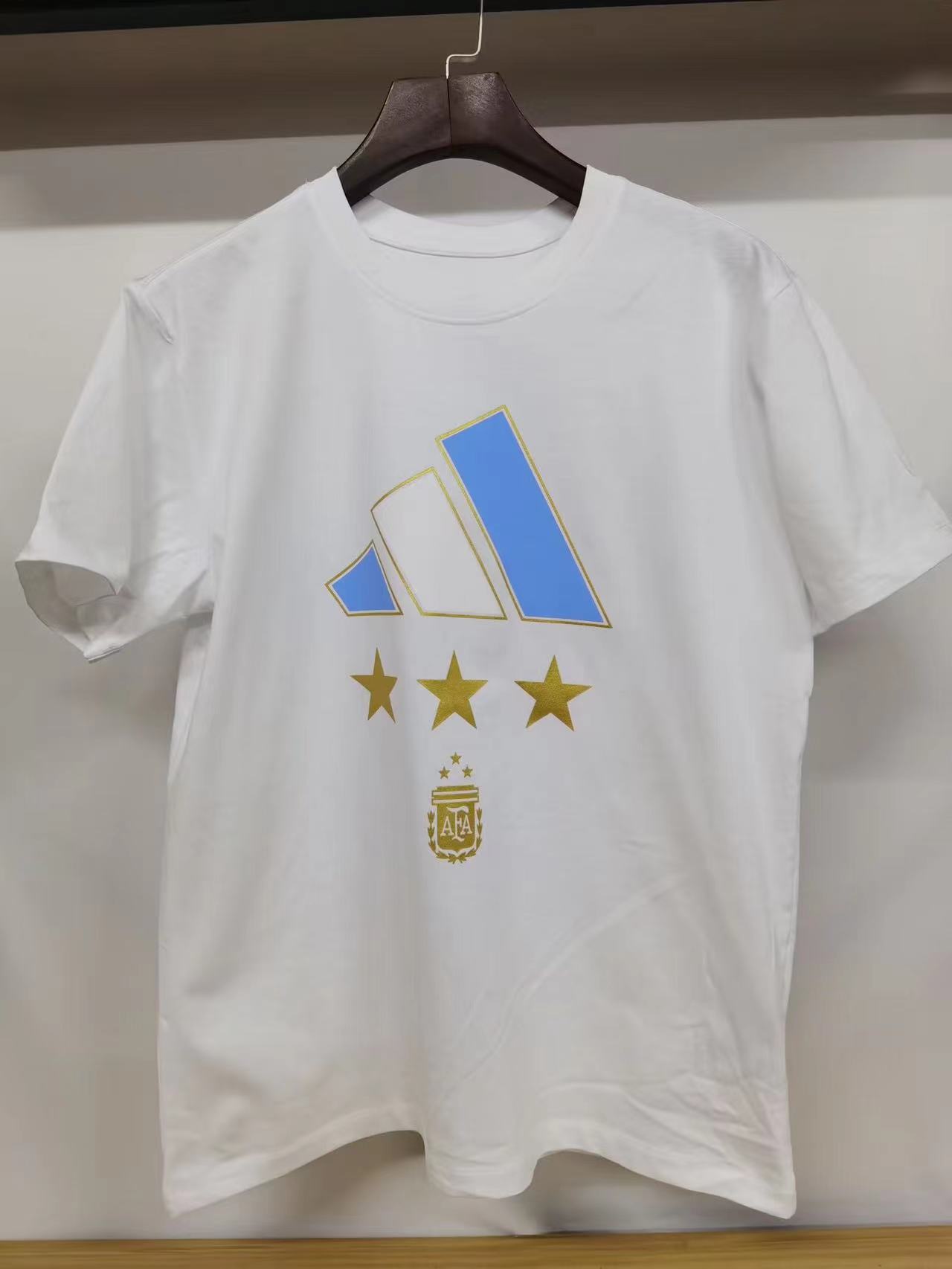 Three Star Argentina Champion Shirt 2022 World Cup - UnitedFutballJersey
