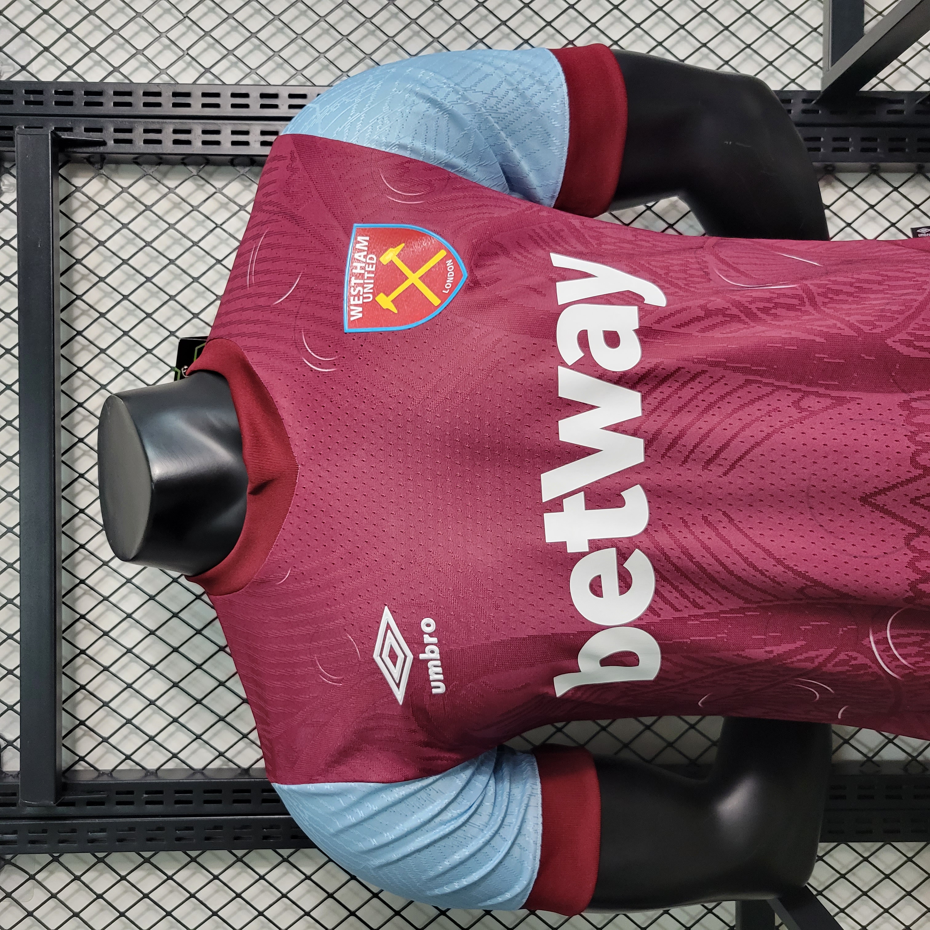 West Ham United 23-24 Home Stadium Jersey - Player Version - UnitedFutballJersey