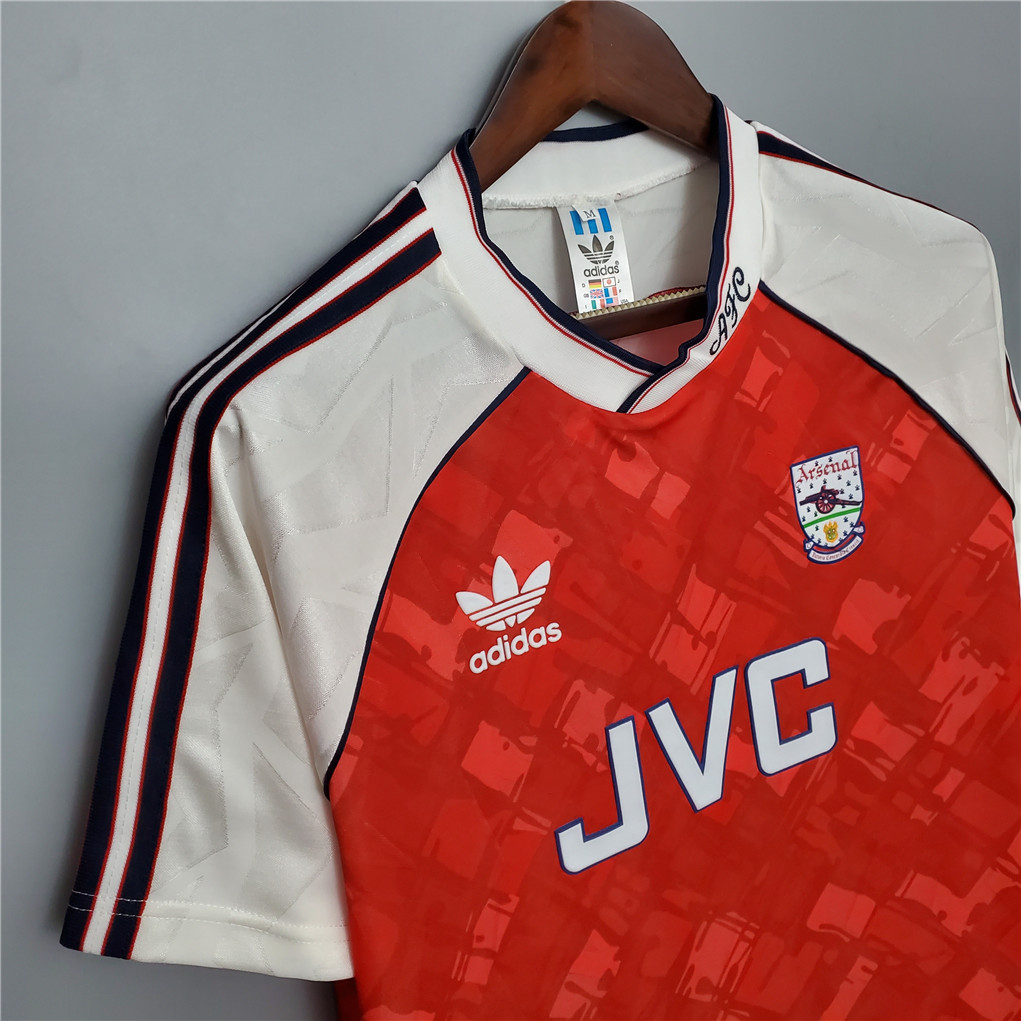 Retro Arsenal 90-92 Home Stadium Jersey - UnitedFutballJersey
