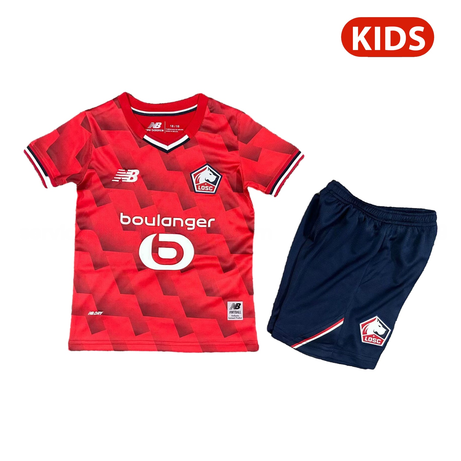 Lille 25-26 Home Kids Kit - UnitedFutballJersey