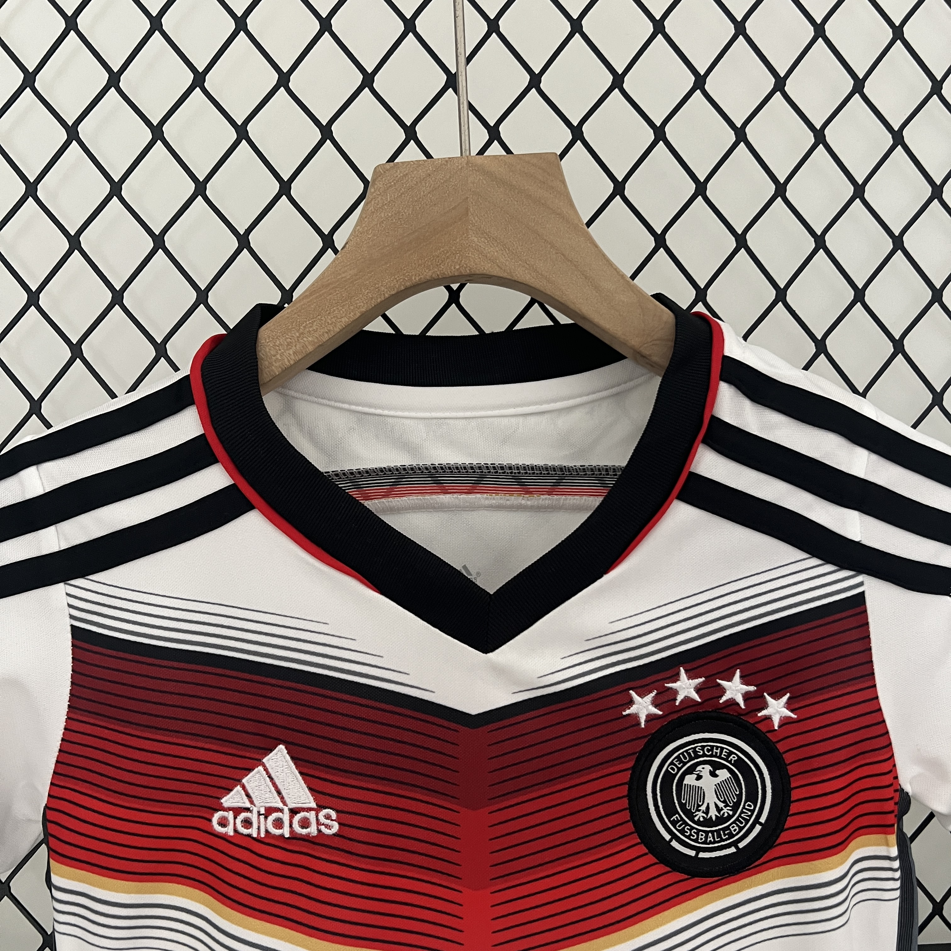 Retro Germany 2014 Home Stadium Kids Kit - UnitedFutballJersey