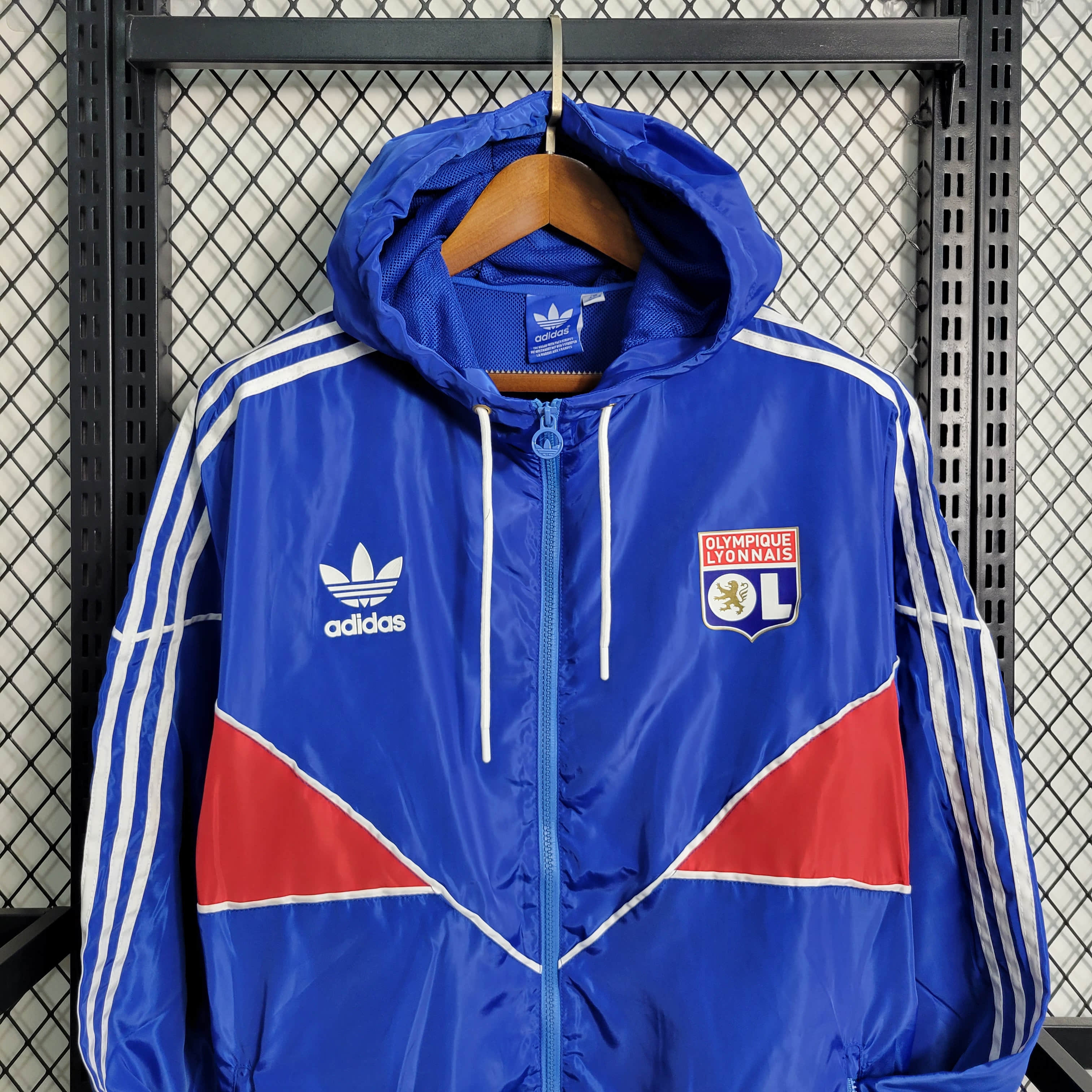 Lyon 23-24 Blue Player Windbreaker - UnitedFutballJersey