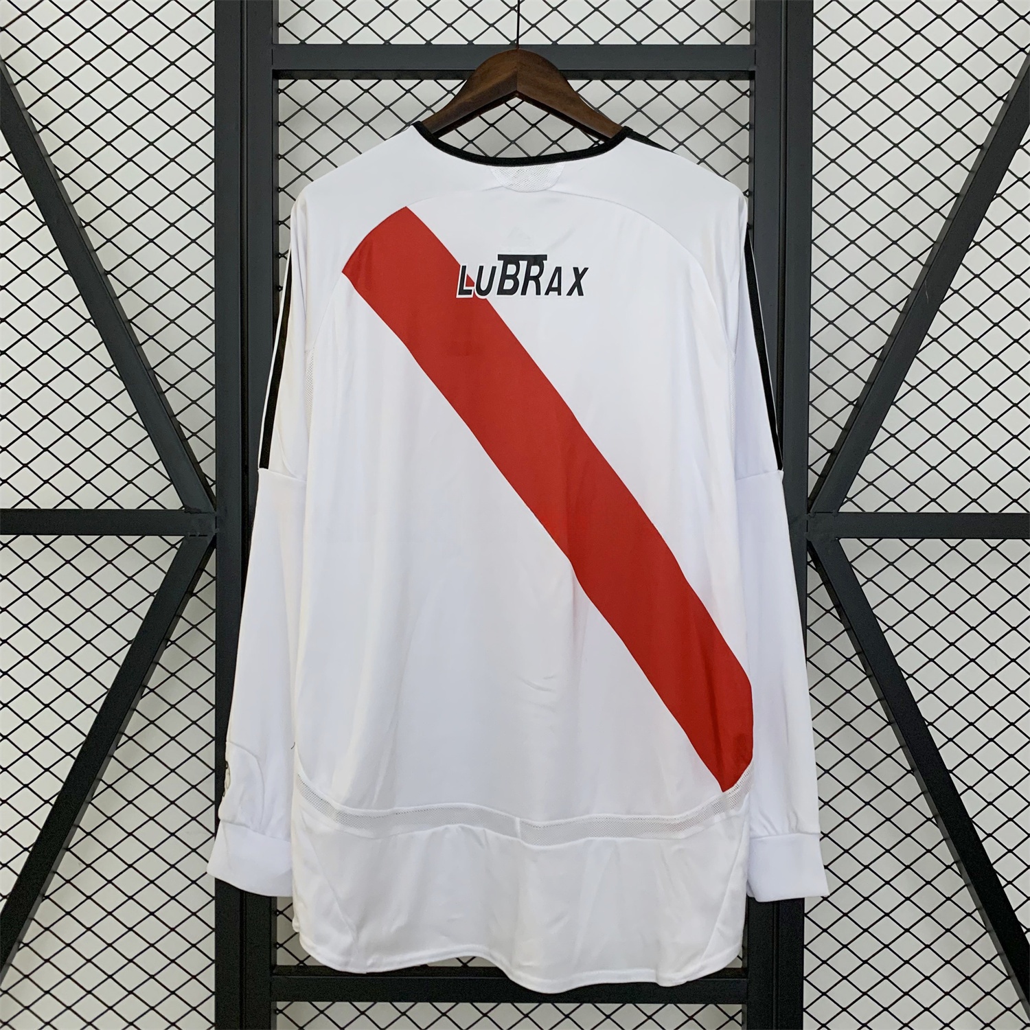 Retro River Plate 2006-07 Home Long Sleeves Jersey - UnitedFutballJersey
