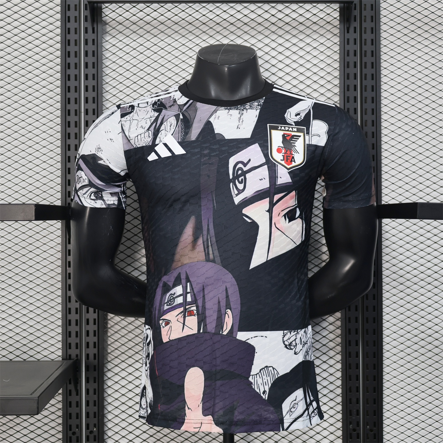 Japan 25-26 Uchiha Itachi Black & White Special Jersey - Player Version - UnitedFutballJersey