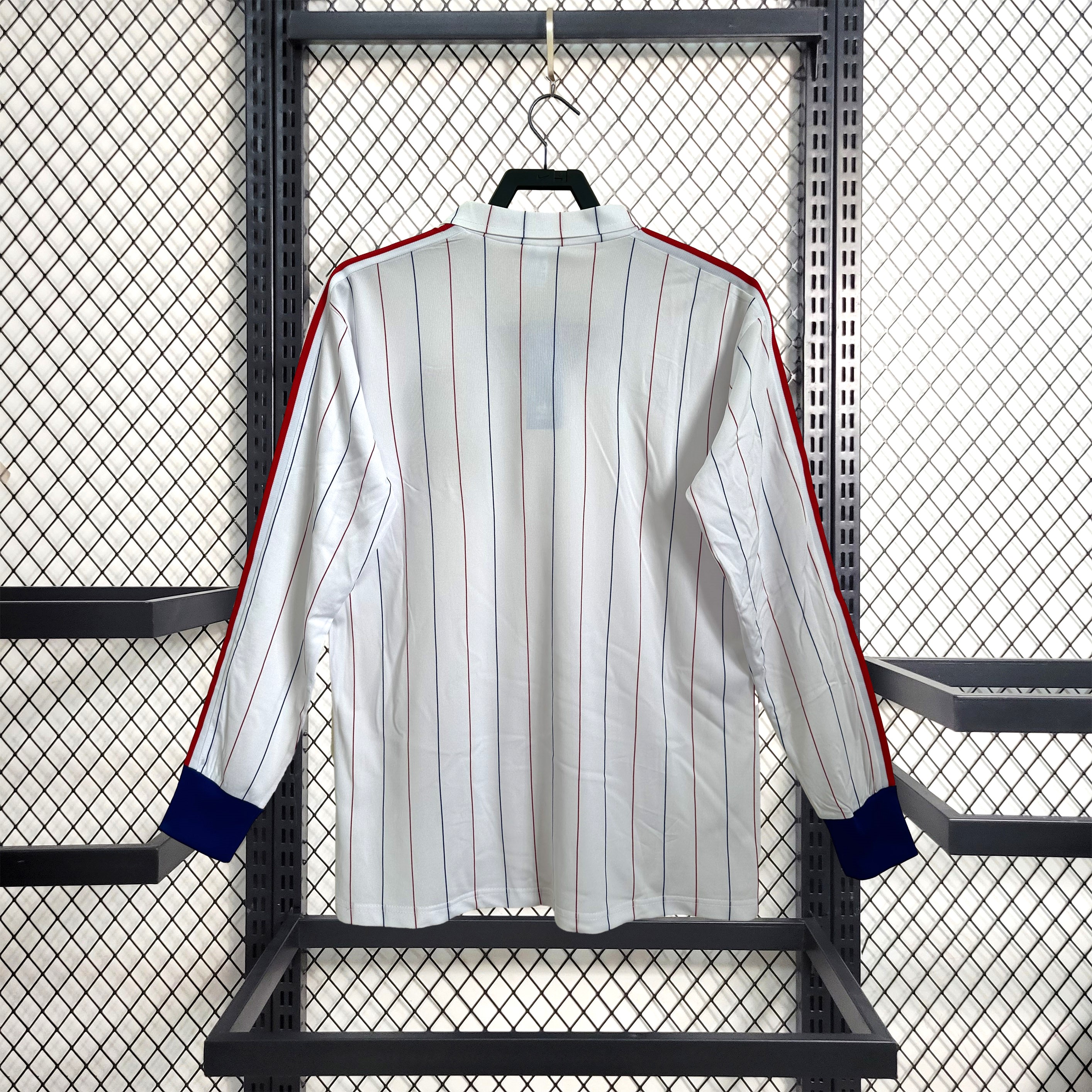 Retro France 1980-82 Away Long Sleeve Jersey - UnitedFutballJersey