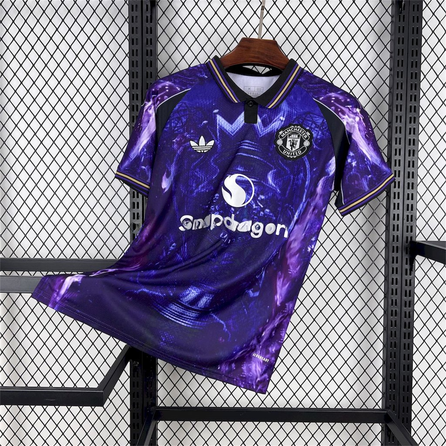 Manchester United 25-26 Blue and Purple Premier League Championship Trophy Special Edition Jersey - Fans Version - UnitedFutballJersey