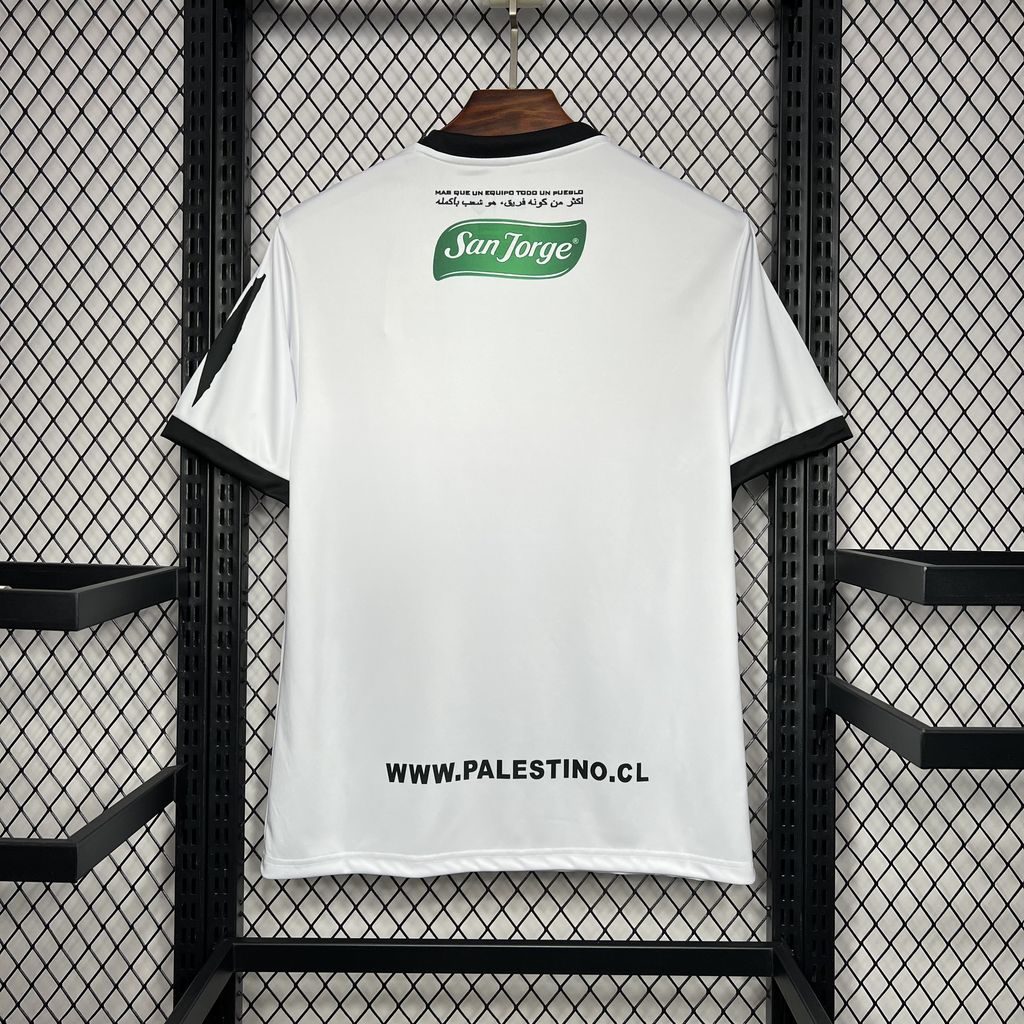 Club Deportivo Palestino 24-25 White Graffiti Jersey - Fans Version - UnitedFutballJersey