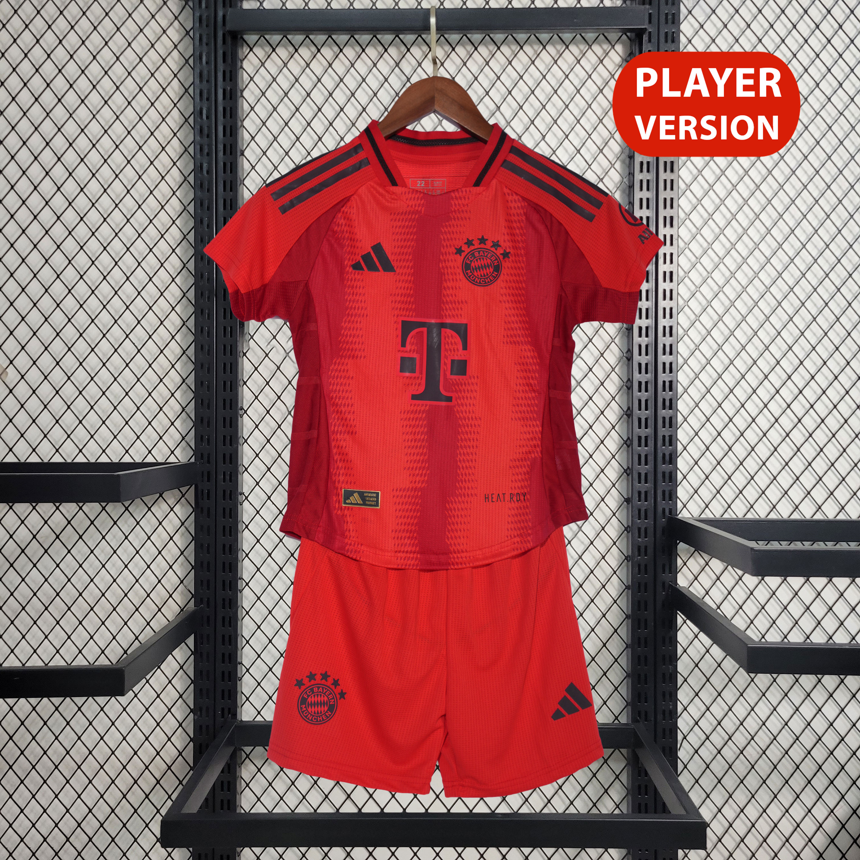 Bayern Munich 24-25 Home Kids Kit - Player Version - UnitedFutballJersey