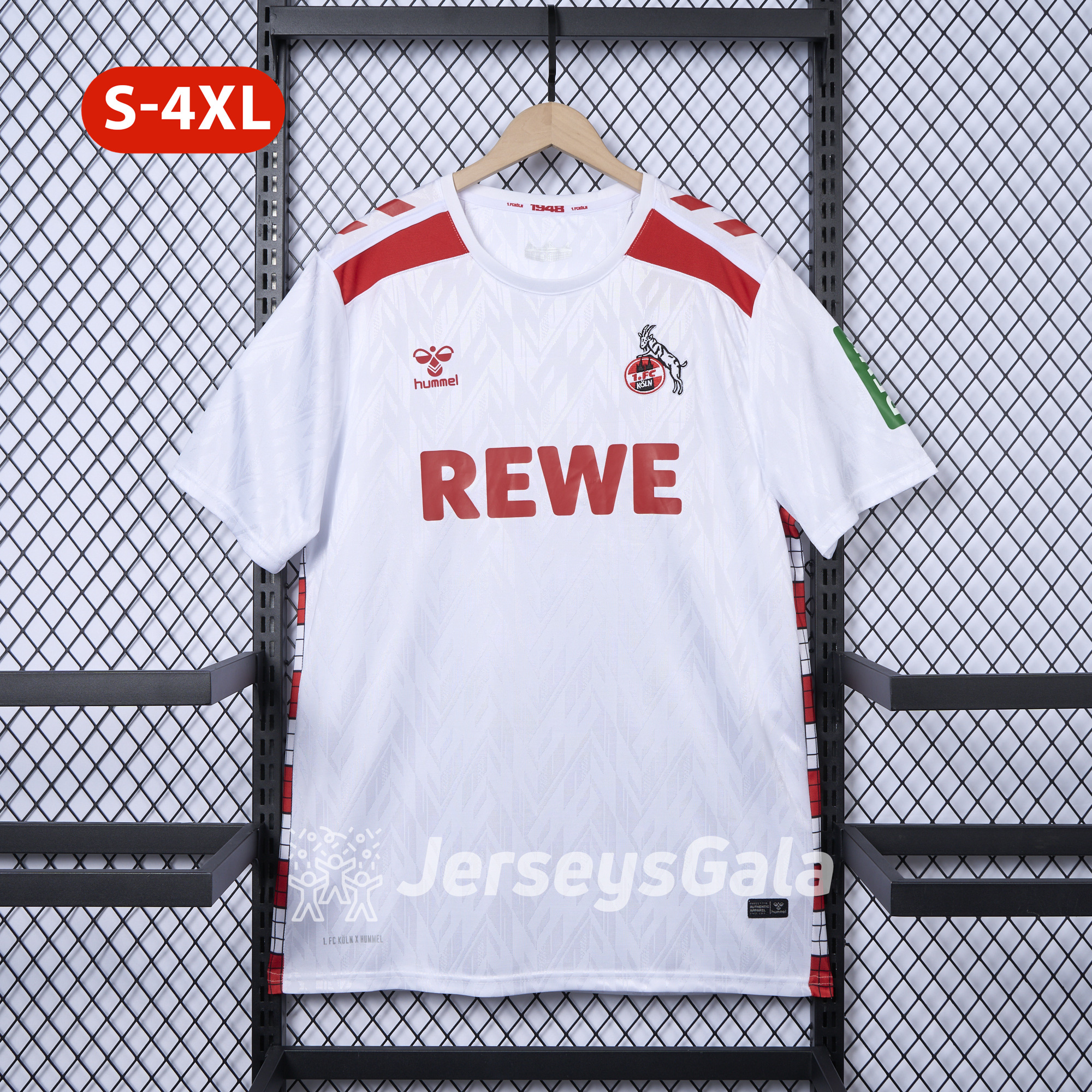 1. FC Köln 24-25 Home Jersey - Fans Version - UnitedFutballJersey