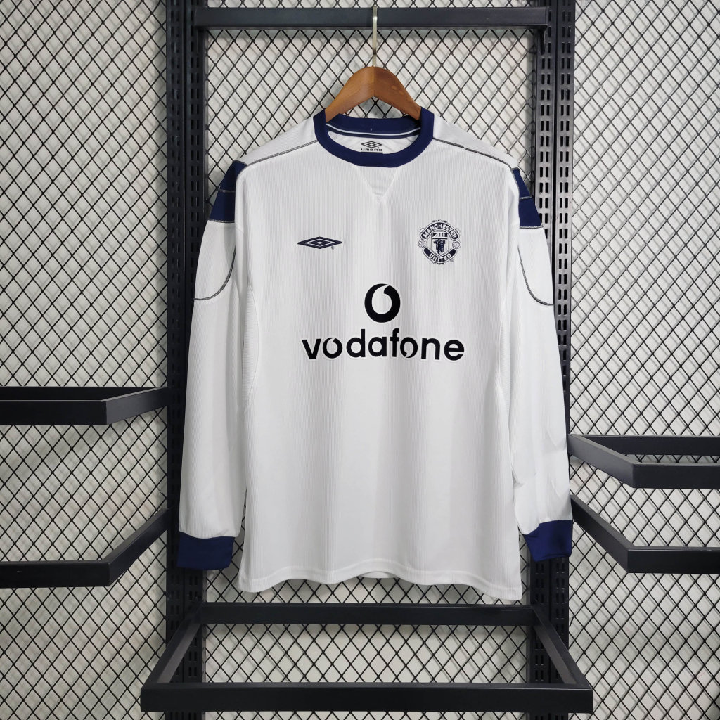 Manchester United Retro 99-00 Away Long Sleeve Jersey - UnitedFutballJersey