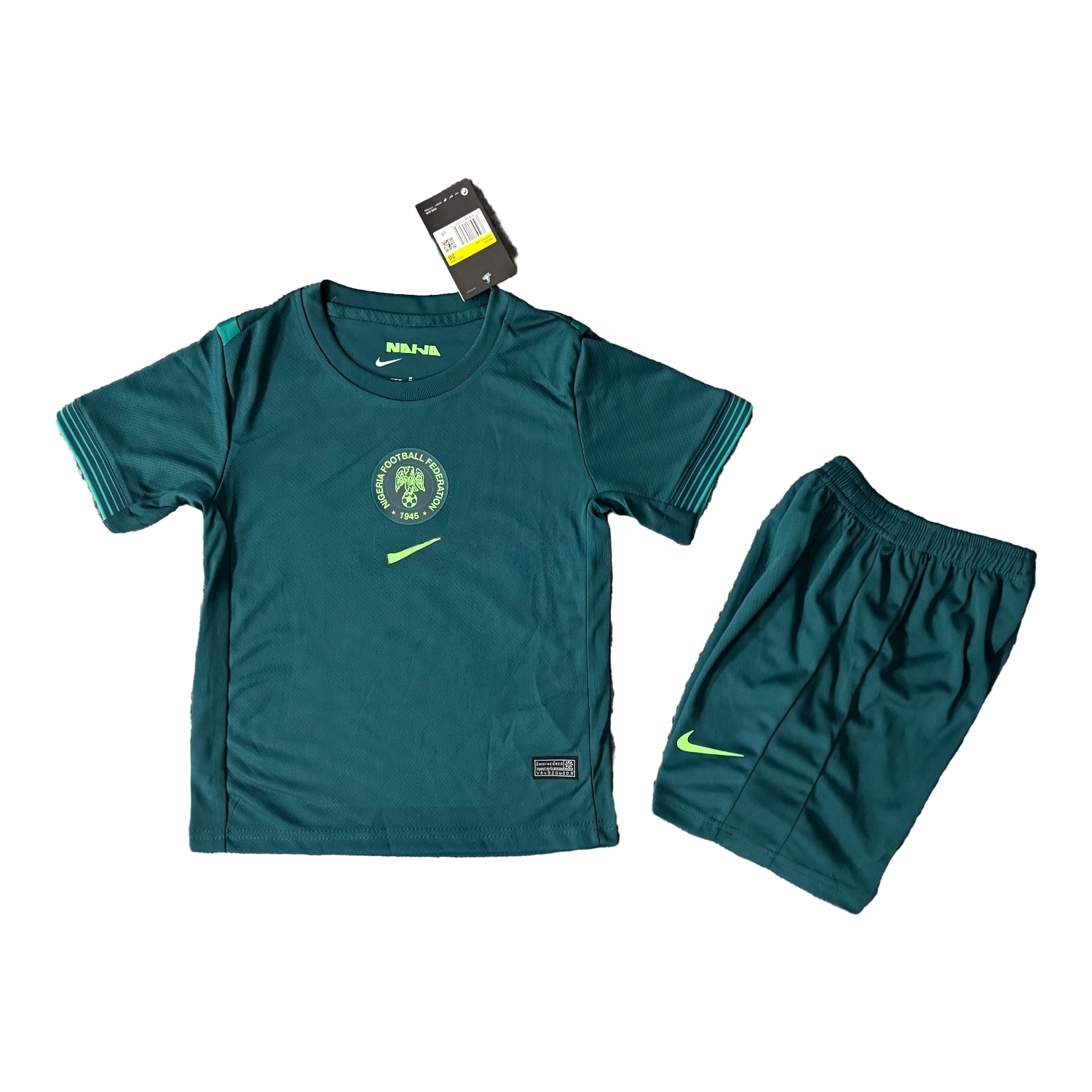 Nigeria Women 25-26 Home Kids Kit - UnitedFutballJersey