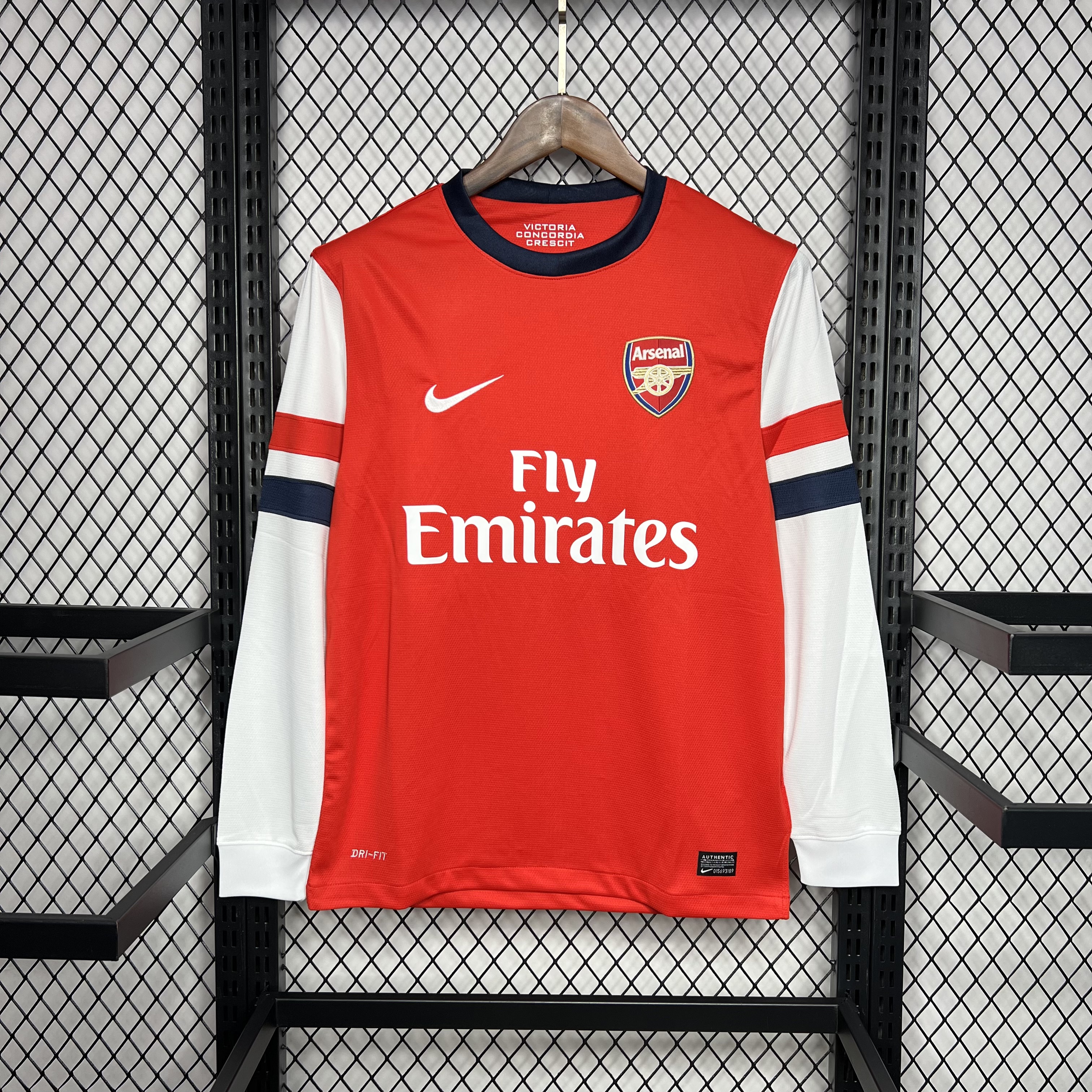 Retro Arsenal 2012-13 Home Long Sleeve Jersey - UnitedFutballJersey