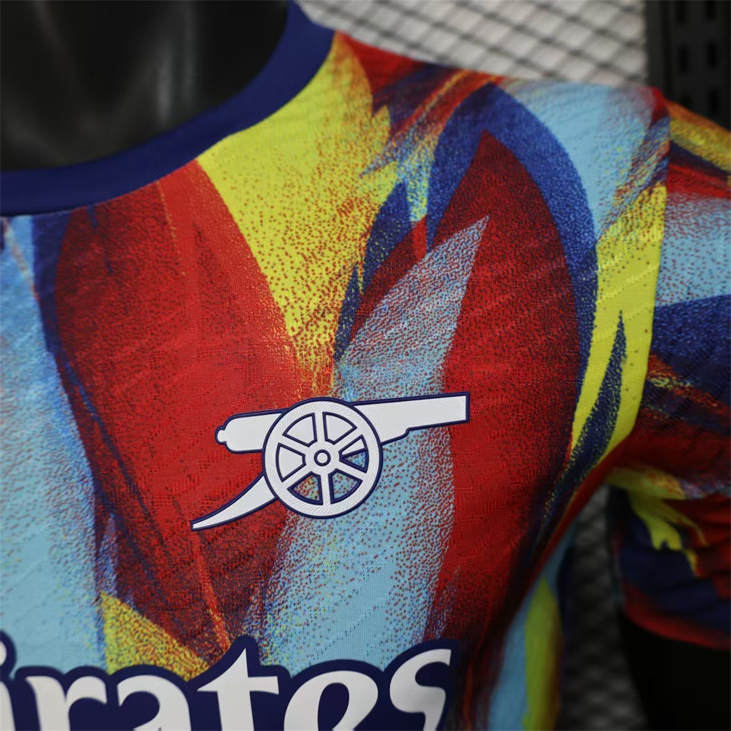 Arsenal 25-26 Colorful Flame Graffiti Pre-match Training Jersey - Player Version - UnitedFutballJersey
