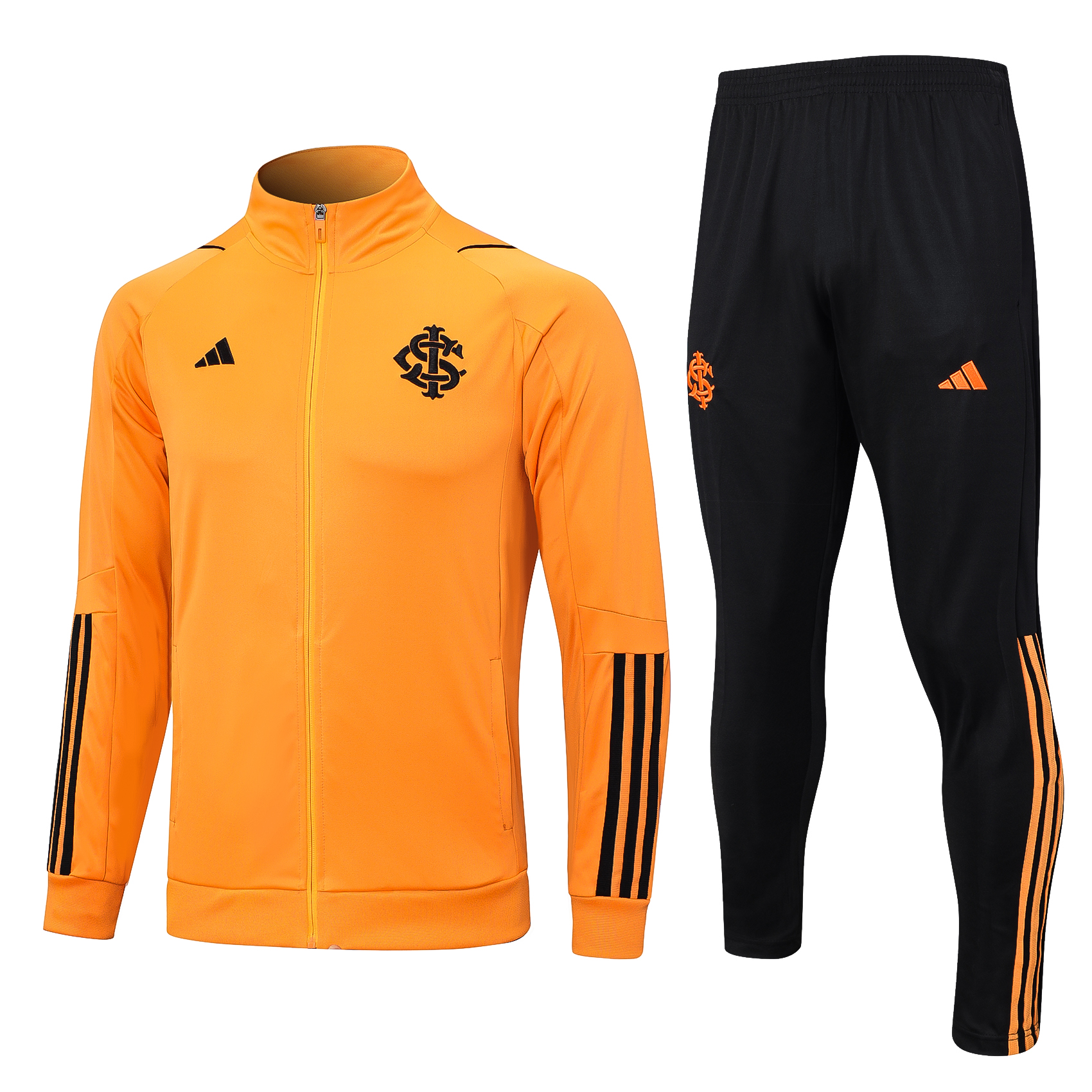 Brazilian International 23-24 Jacket Training Tracksuit - Orange - UnitedFutballJersey