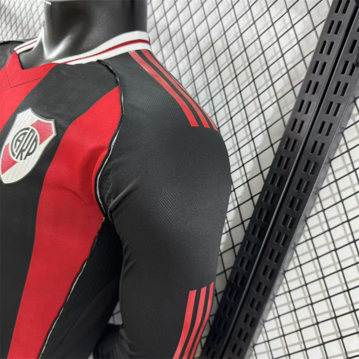 River Plate 25-26 Away Unsponsored Long Sleeves Jersey - Player Version - UnitedFutballJersey