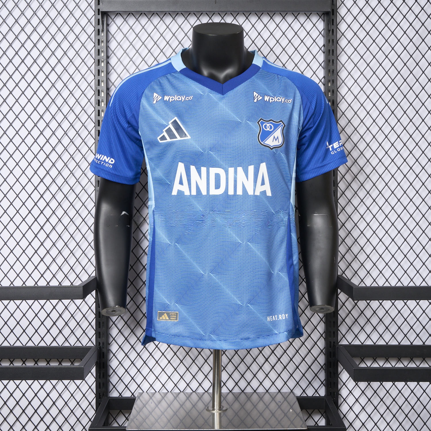 Millonarios 25-26 Home Jersey - Player Version - UnitedFutballJersey