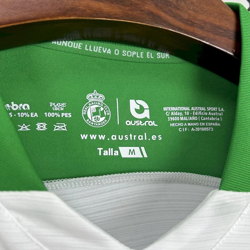 Racing de Santander 24-25 Home Jersey - Fans Version - UnitedFutballJersey