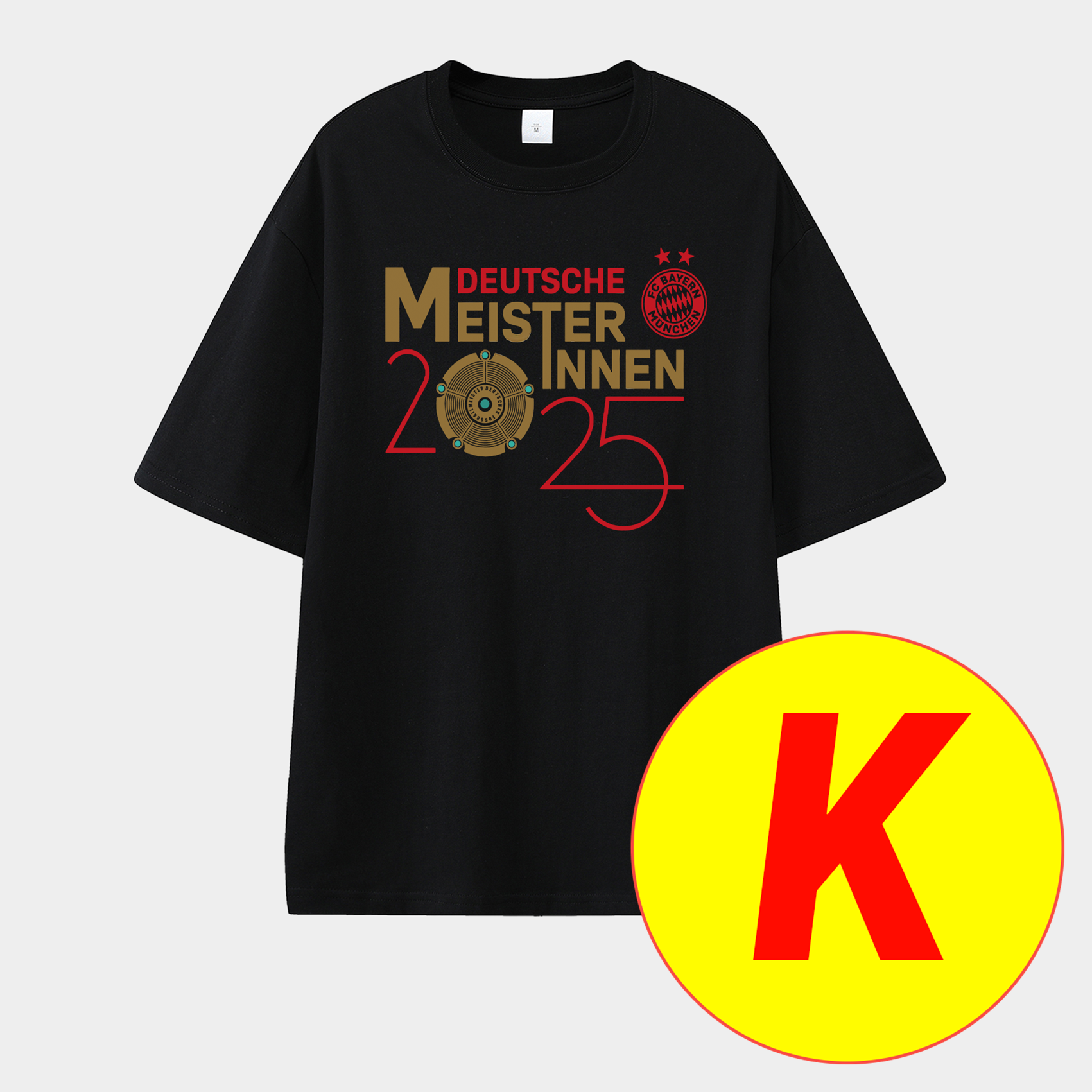 Bayern Munich Bundesliga Champions Deutscher Meister 2025 Unisex Pure Cotton T-shirt - UnitedFutballJersey