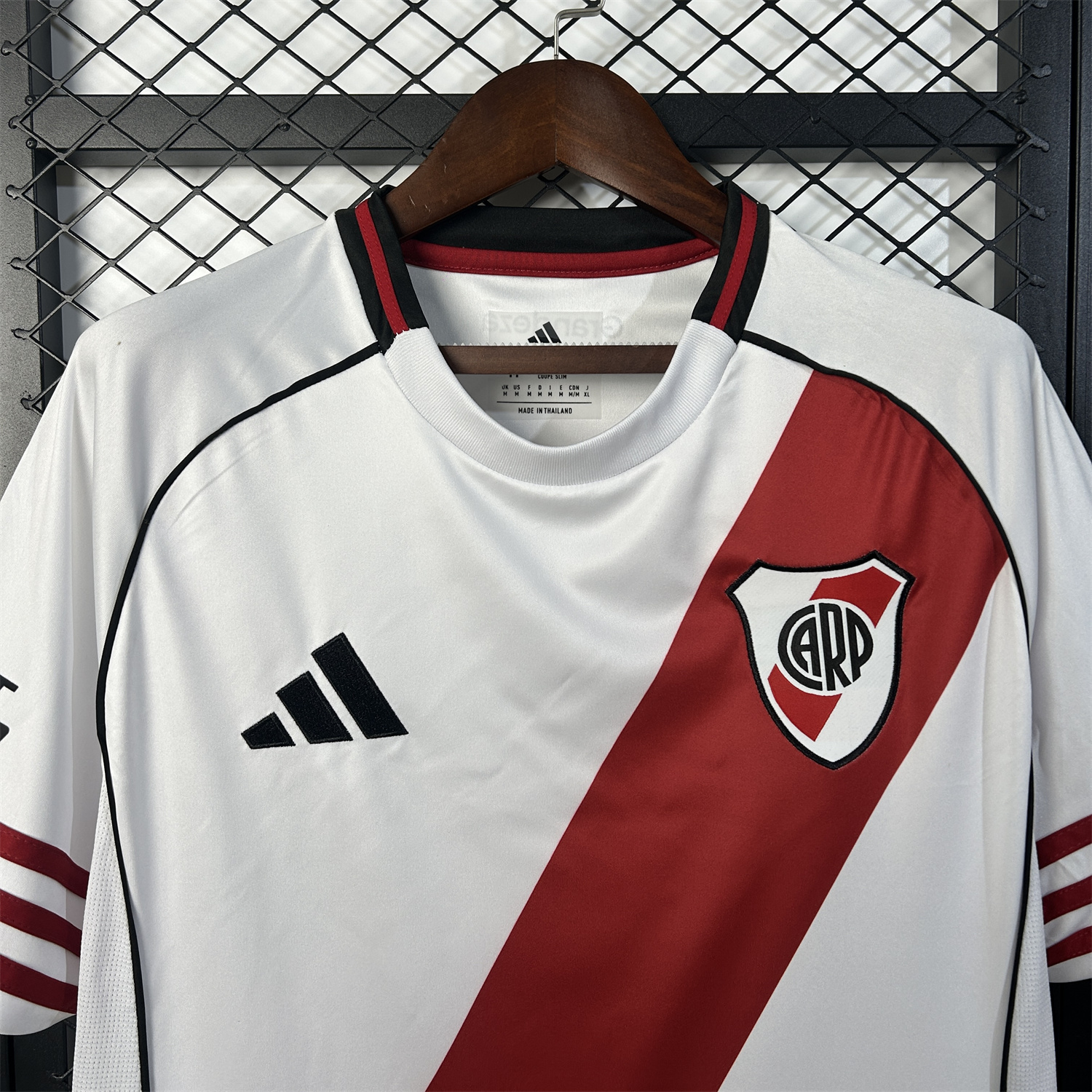 River Plate 25-26 Home Unsponsored Jersey - Fans Version - UnitedFutballJersey