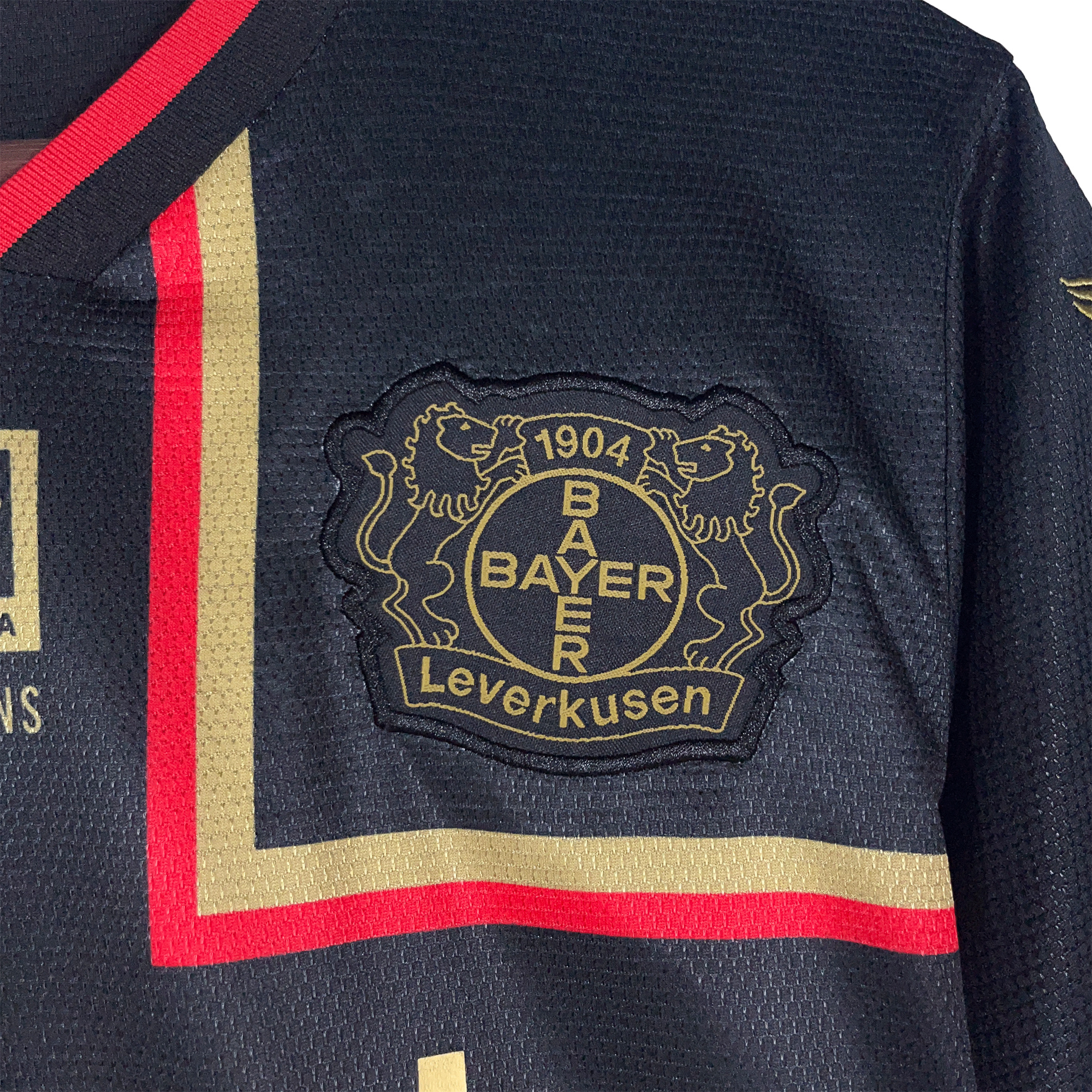 Bayer 04 Leverkusen 23-24 Black & Gold Champion Edition Jersey - Fans Version - UnitedFutballJersey